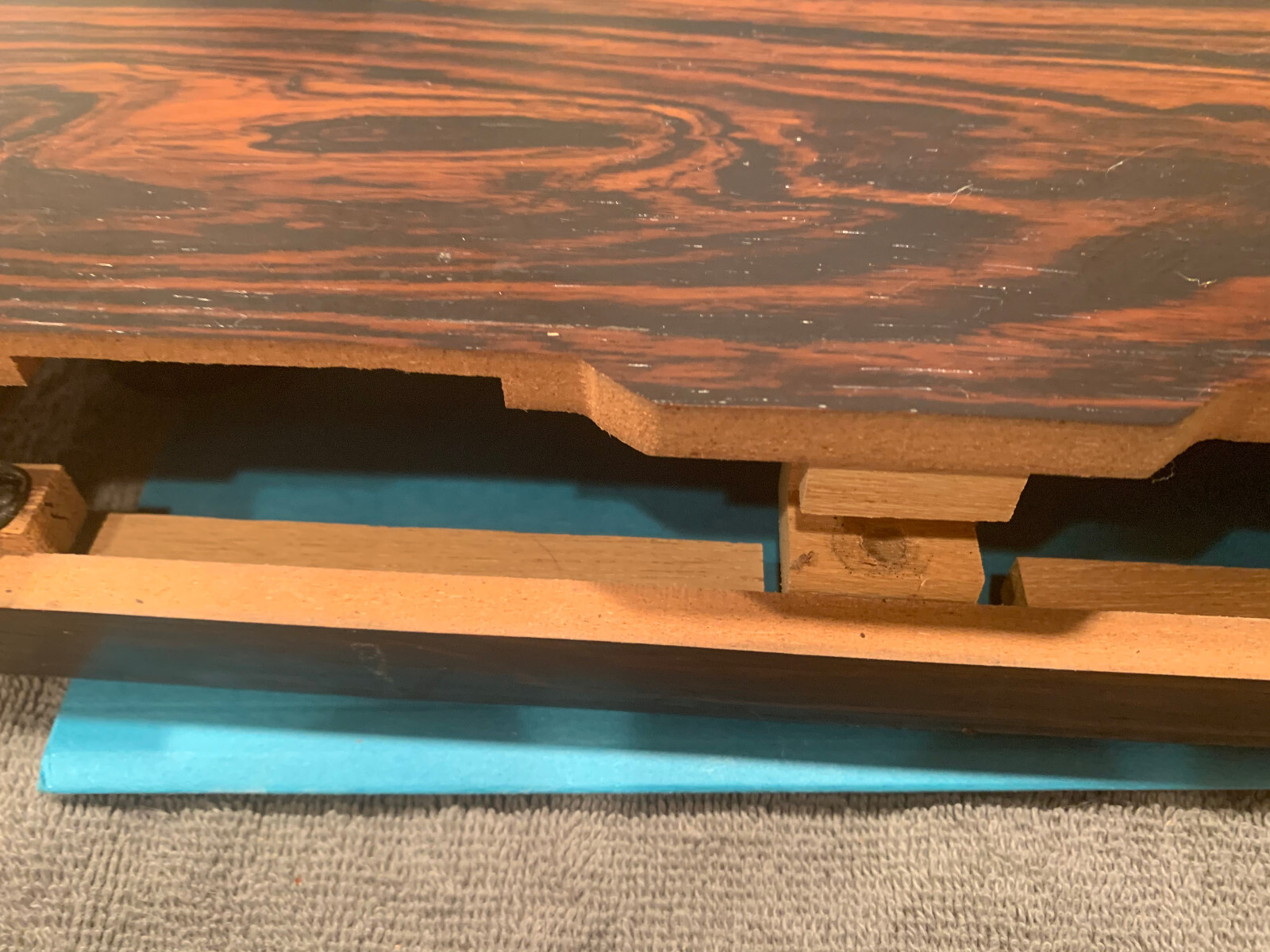 Micro Seiki BL-41 Stereo Turntable Parting Out Plinth + Feet Very Nice Look!