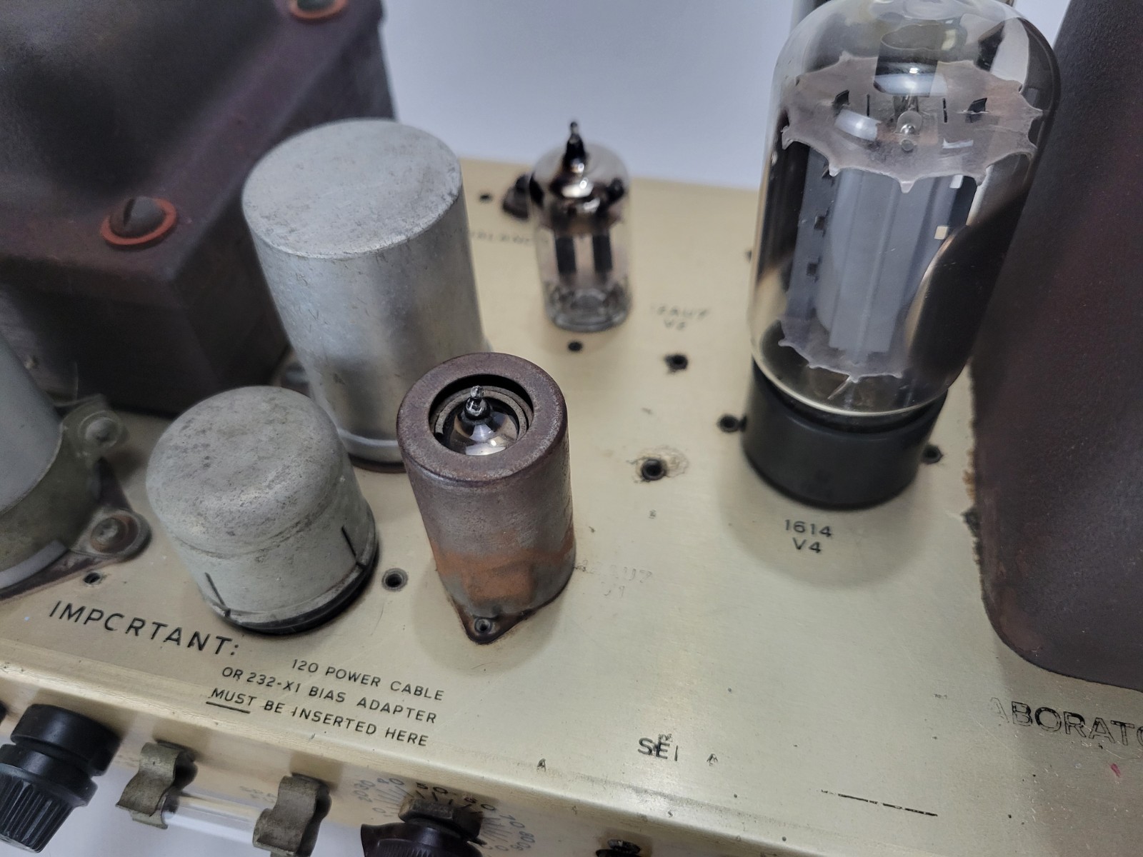 H.H. SCOTT TYPE 232 VINTAGE TUBE MONOBLOCK POWER AMPLIFIER TESTED WORKING
