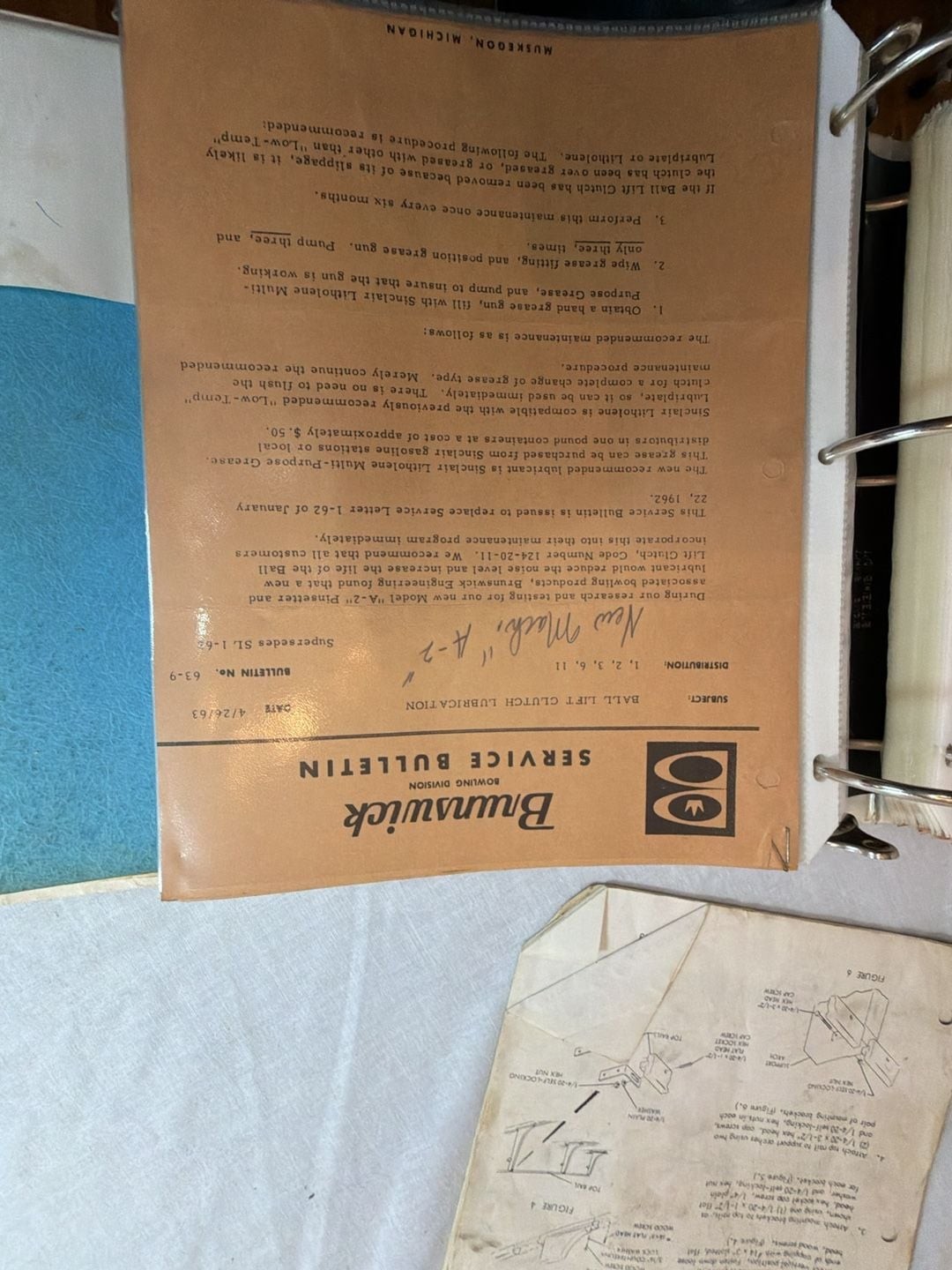 Brunswick Automatic Pinsetter Division Service Bulletins Collection