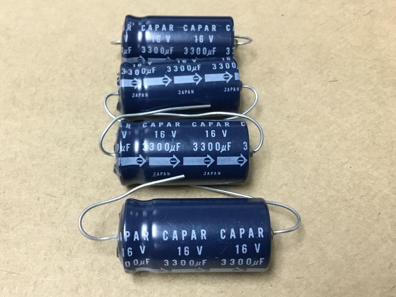 (4 PC) CAPAR CAPACITOR 3300UF 16VDC CAE332M16