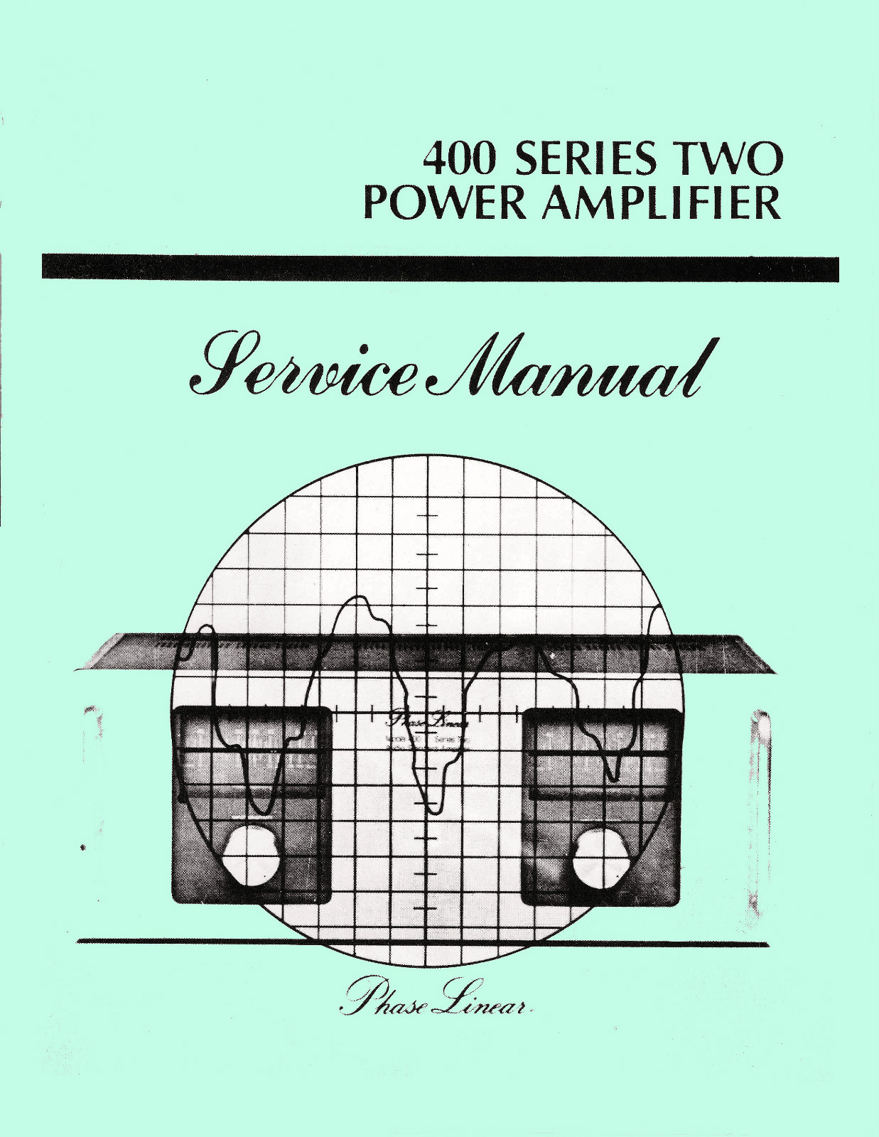 SERVICE MANUAL FOR PHASE LINEAR PL 400 SERIES II DRS-400 VIA USB FLASH DRIVE