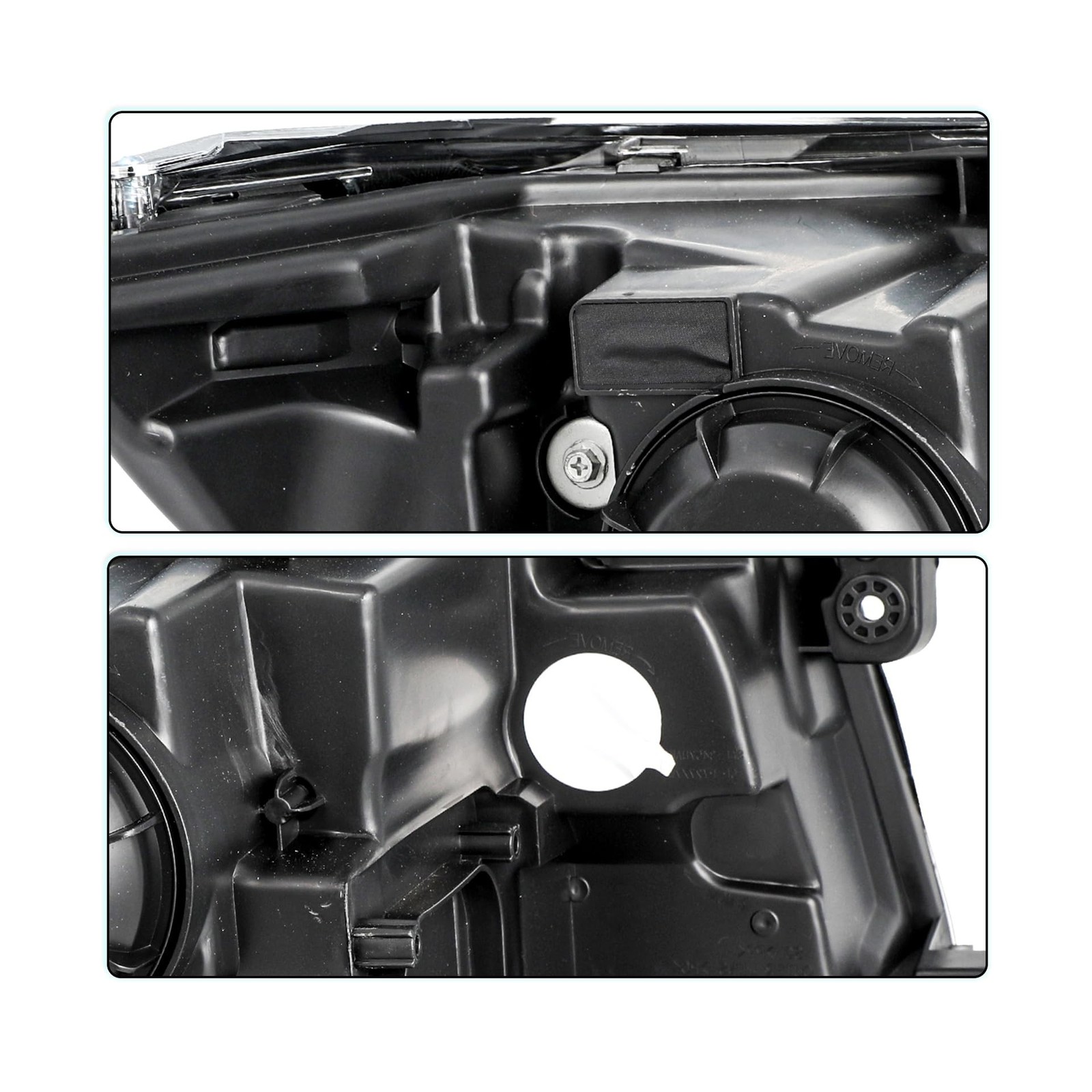 Headlight Assembly [Halogen Type Models] Fit for 2011 2012 2013 2014 Ford Edg…