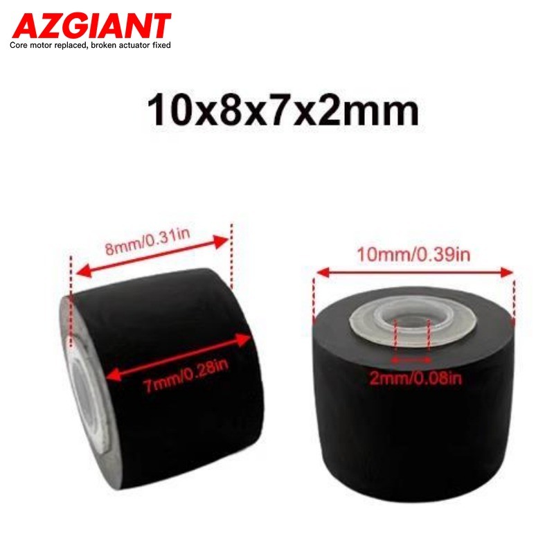 10x8x7x2mm Rubber Pinch Roller for Tape recorder mechanism parts/Tape deck