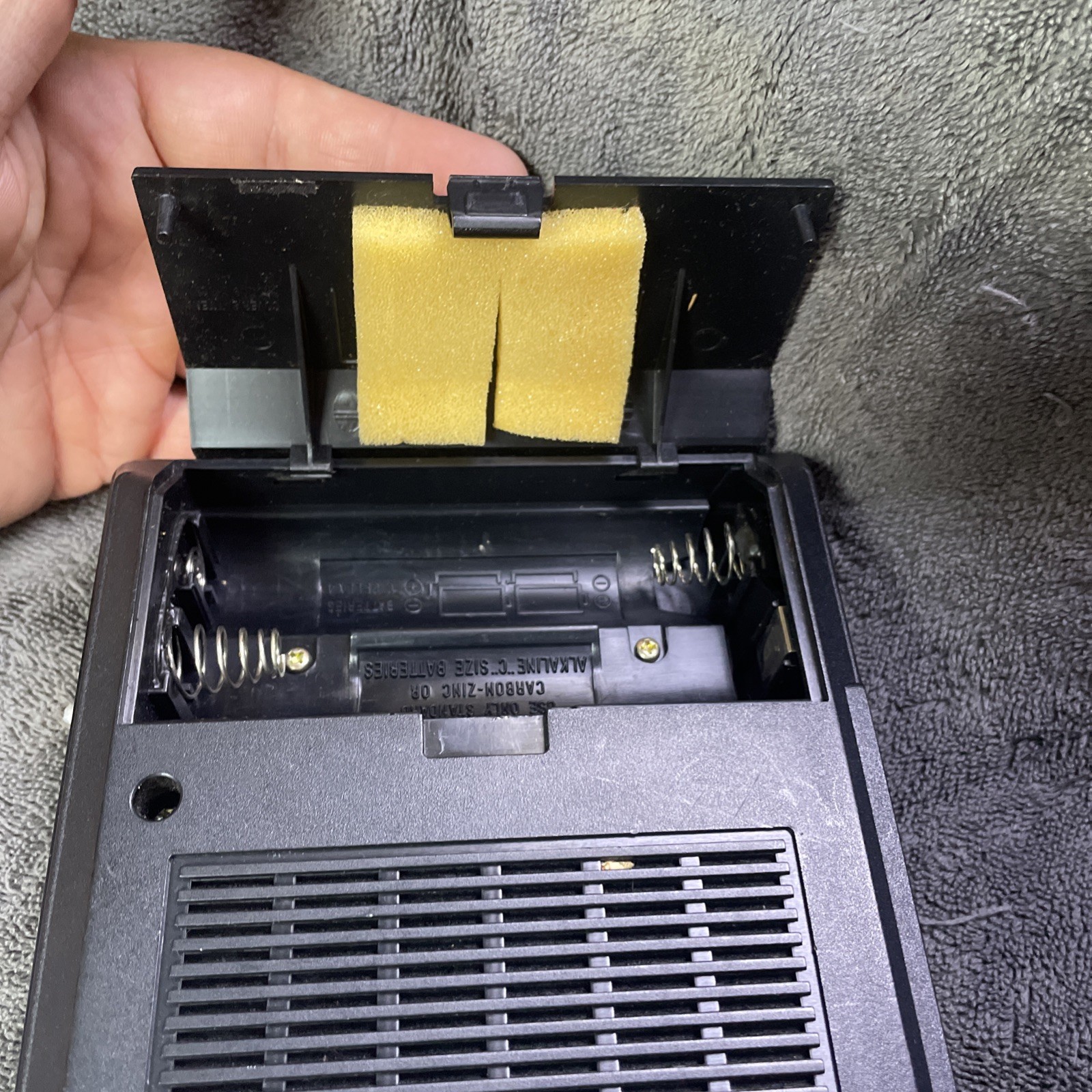 General Electric GE Slim AC/DC Portable Cassette Tape Recorder 3-5015C