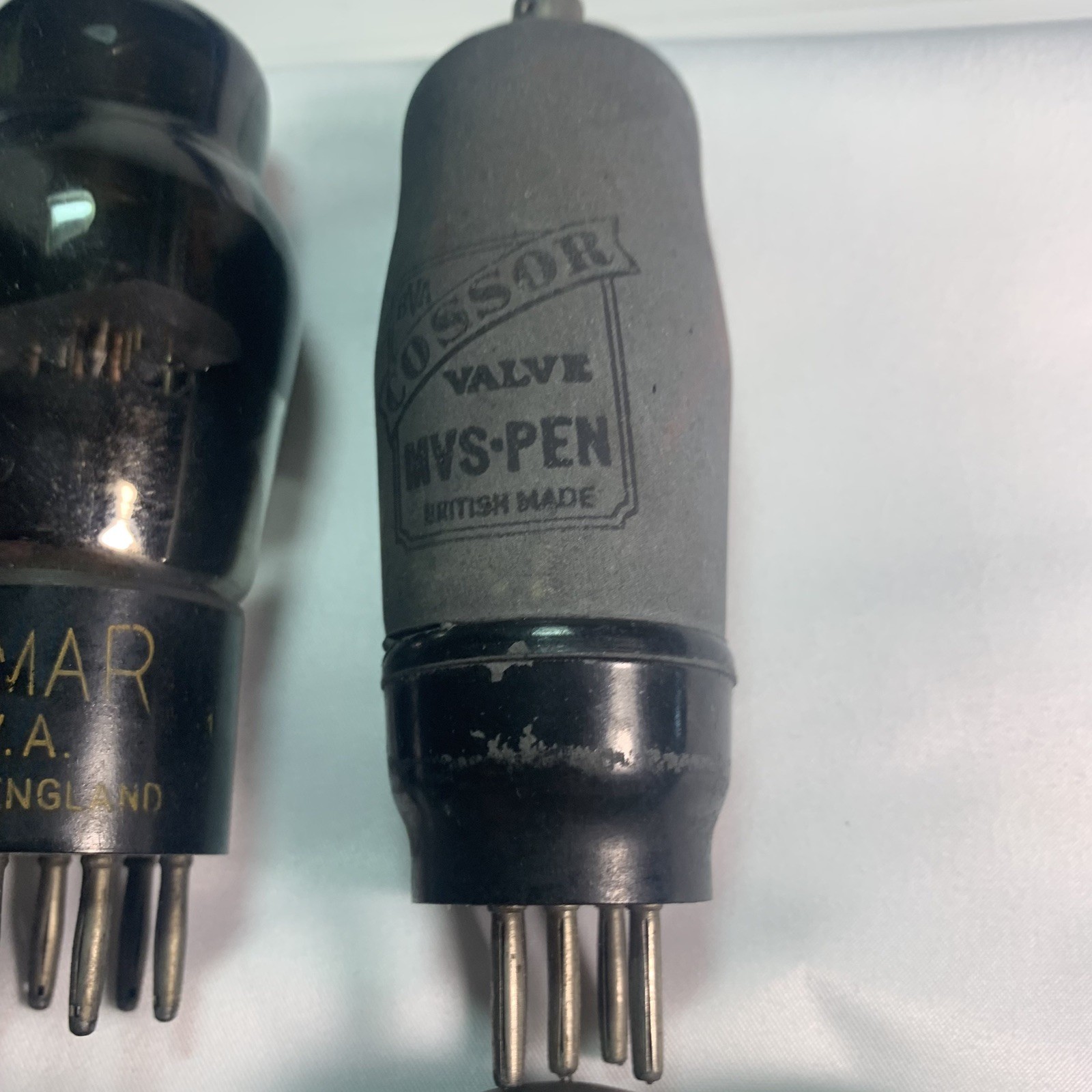 Vintage Radio Audio Amplifier Vacuum Tubes Lot x9 RCA Sylvania Tung Sol Cossor