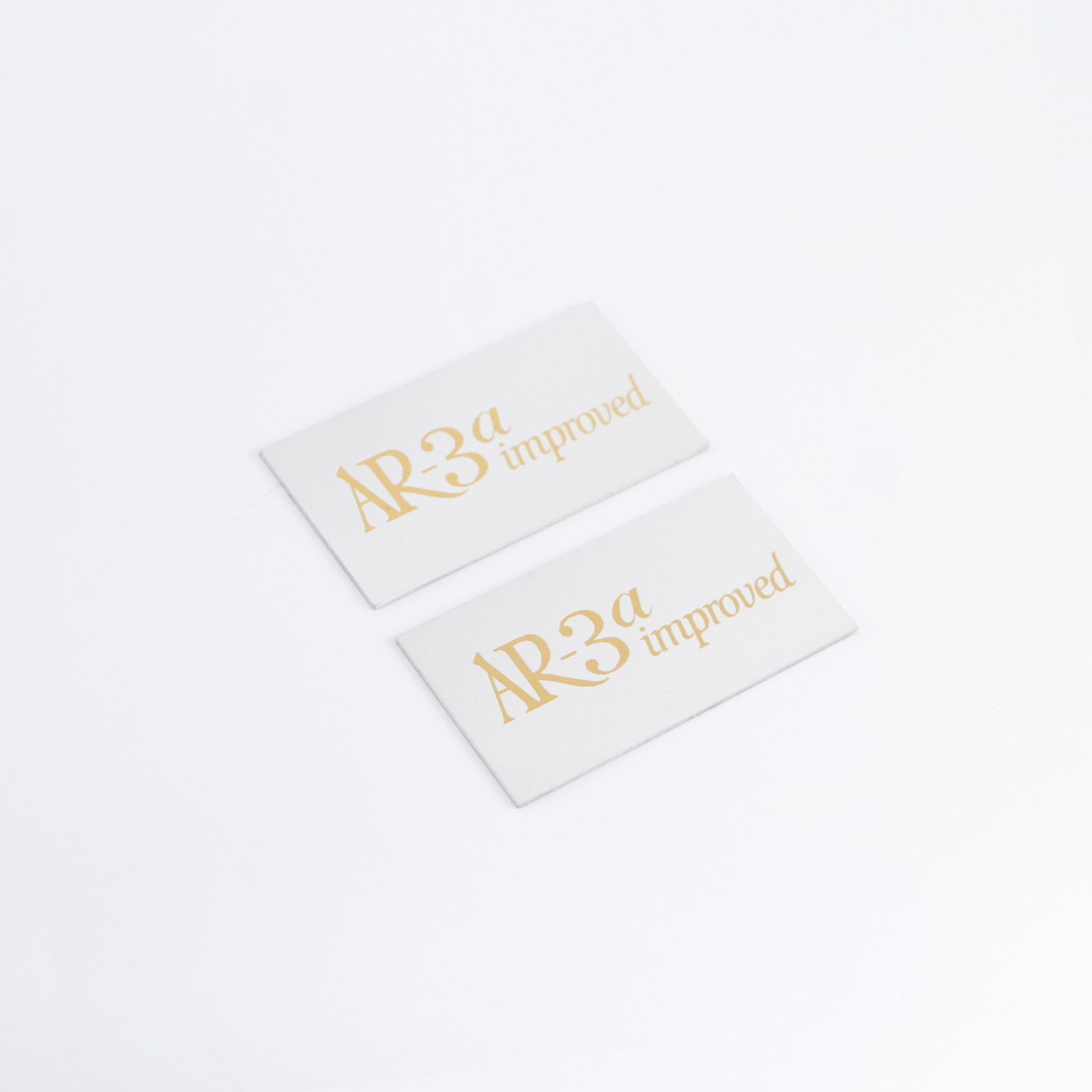 AR-3a improved Acoustic Research Speaker Badge 49mm(1.93″)X26mm(1.02″) GOLD