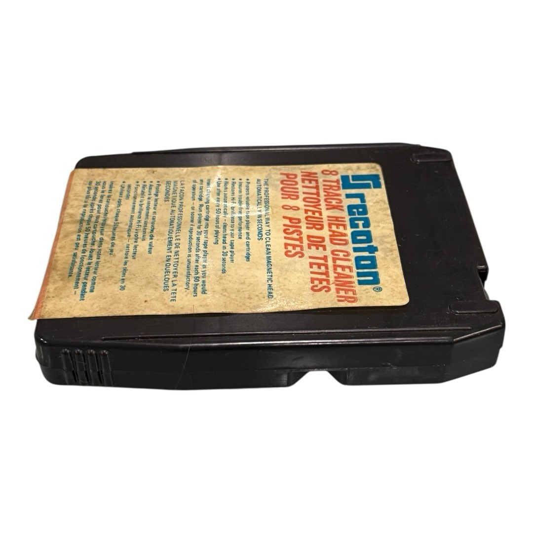 Recoton 8 Track Head Cleaner 8 Track Tape Cartridge