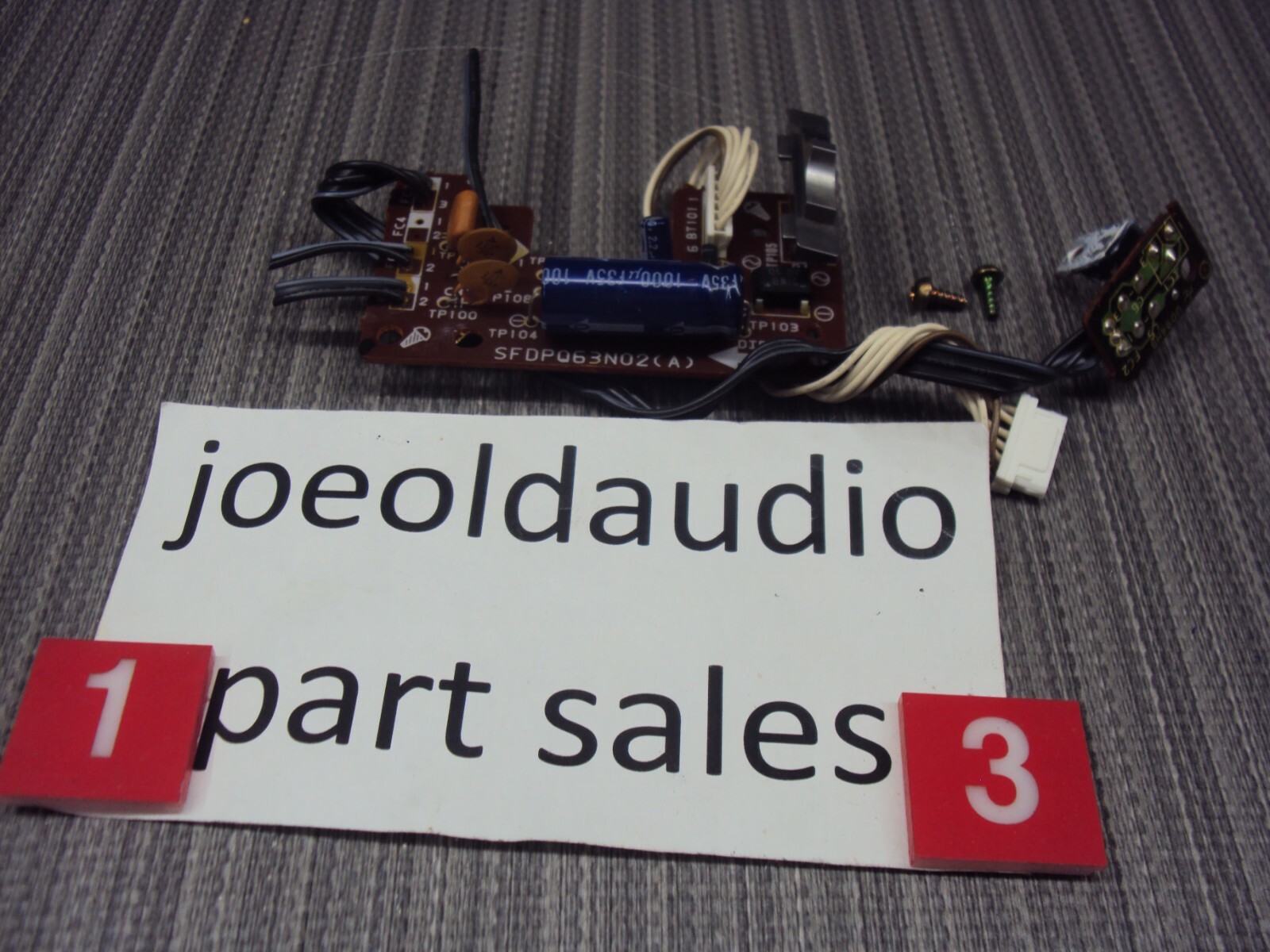Technics SL-Q300 Turntable Speed Selector Board. Tested. Parting Out SL-Q300.
