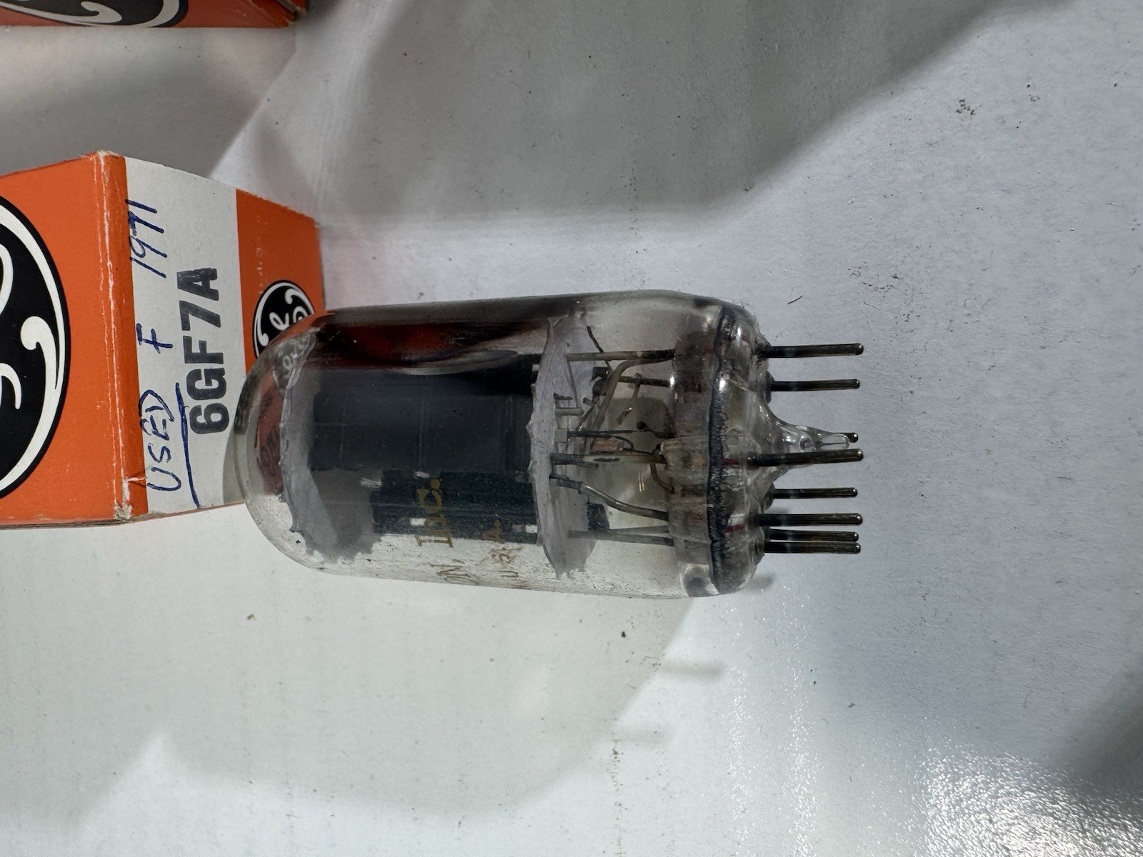 Lot Of 3 – 2 (6JM6) 1 (6GF7A) Compactron Vacuum Tubes Gray Plate Untested