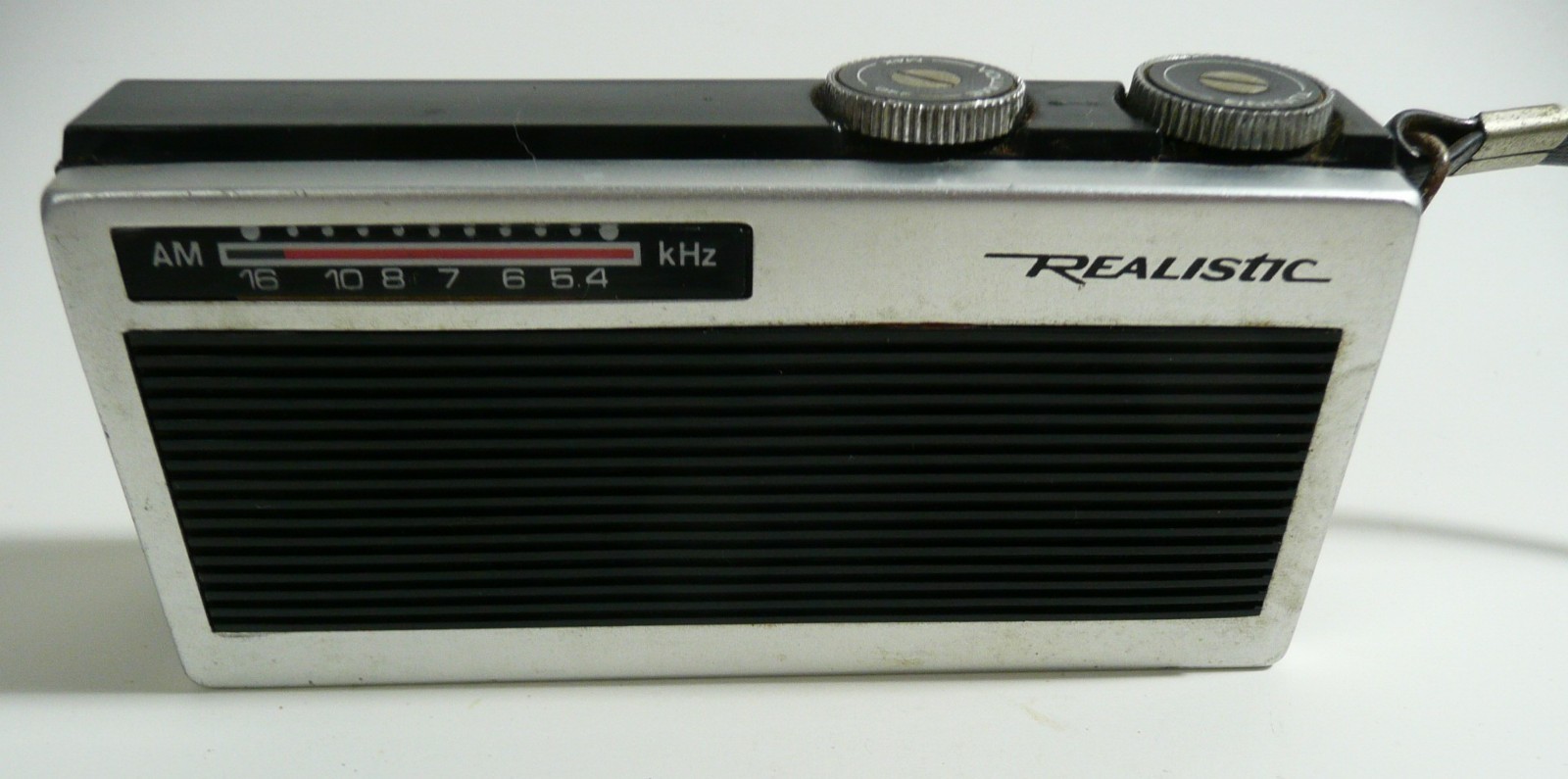 Vintage Non-Working Realistic Radio Shack Pocket Radio Collectible Man Cave