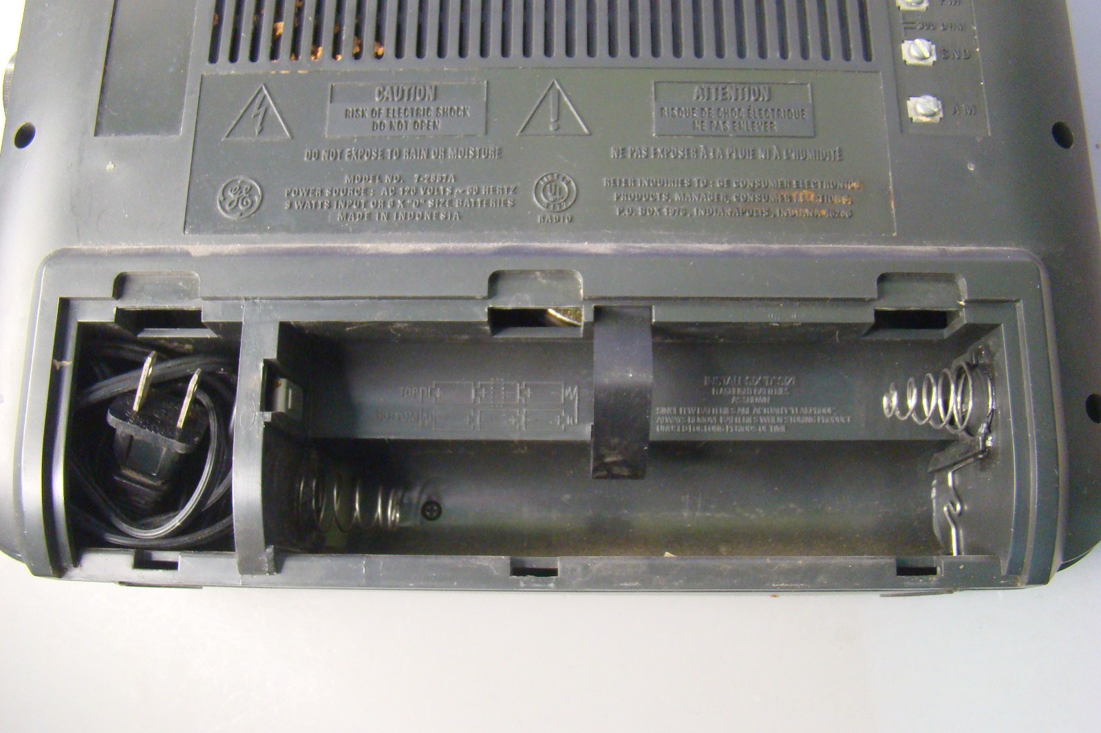 Vintage GE Super Radio Model 7-2887A FM/AM Wide Band Radio Tested WORKING