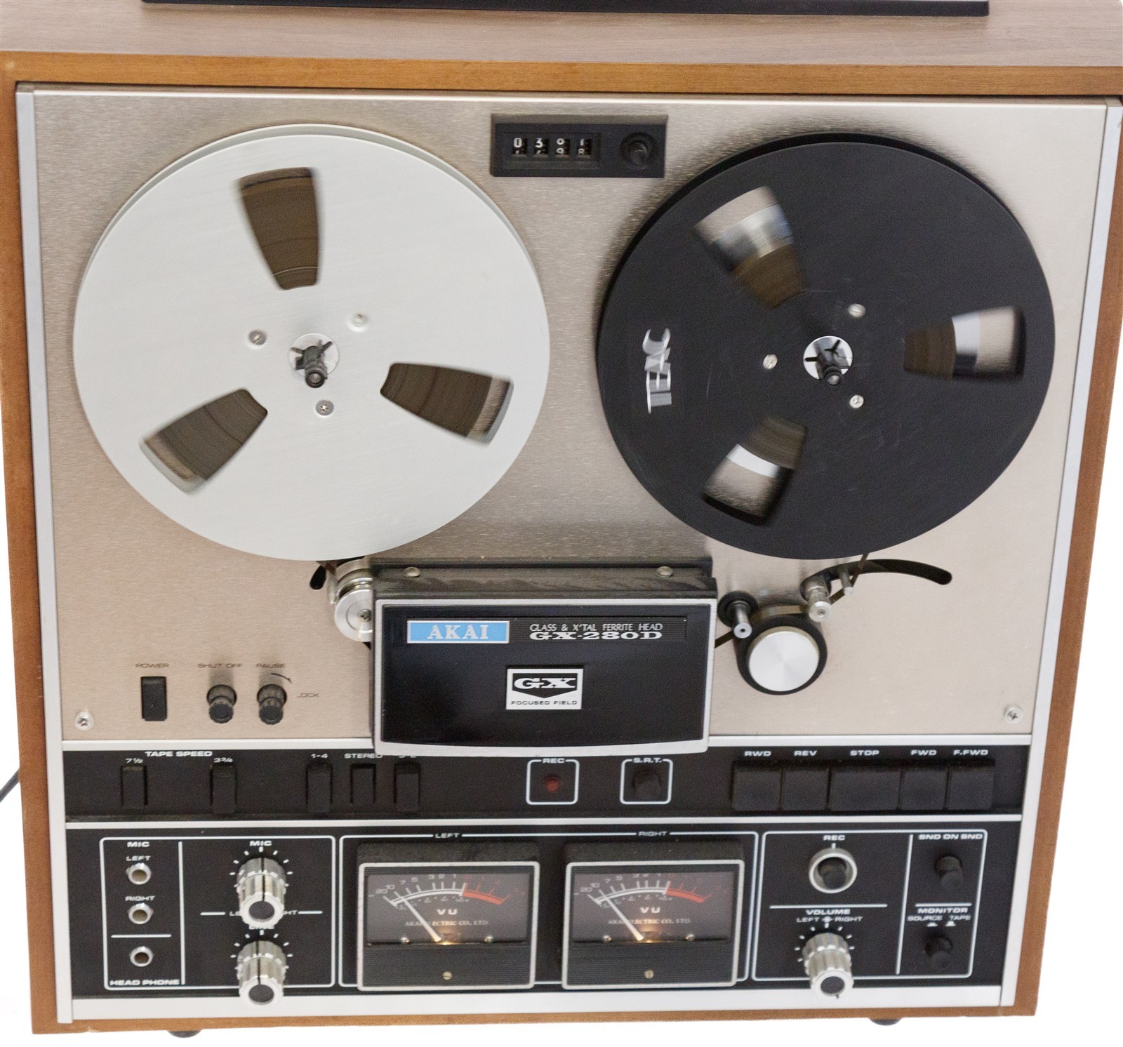AKAI GX 280D Stereo Reel To Reel Tape Deck TESTED SERVICED