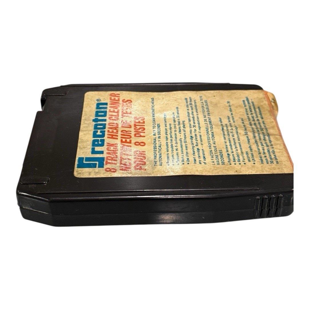 Recoton 8 Track Head Cleaner 8 Track Tape Cartridge