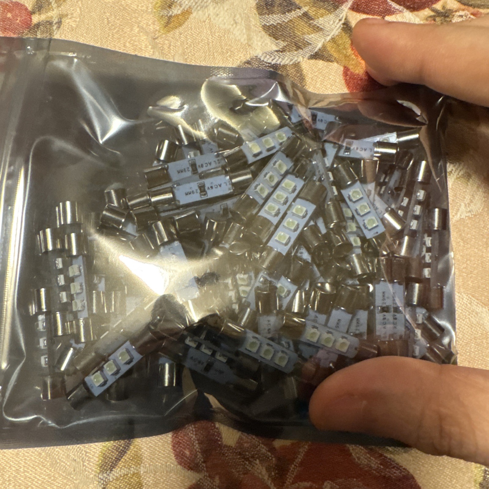 100 New Cool Blue 8V Fuse Lamp LED Light Bulbs Marantz 29mm