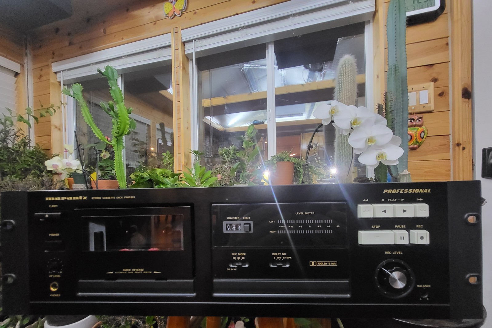 MARANTZ PMD 501 REVERSIBLE PROFESSIONAL 2HEADS DECK SERVICEDREPAIRED FREE SHIPP