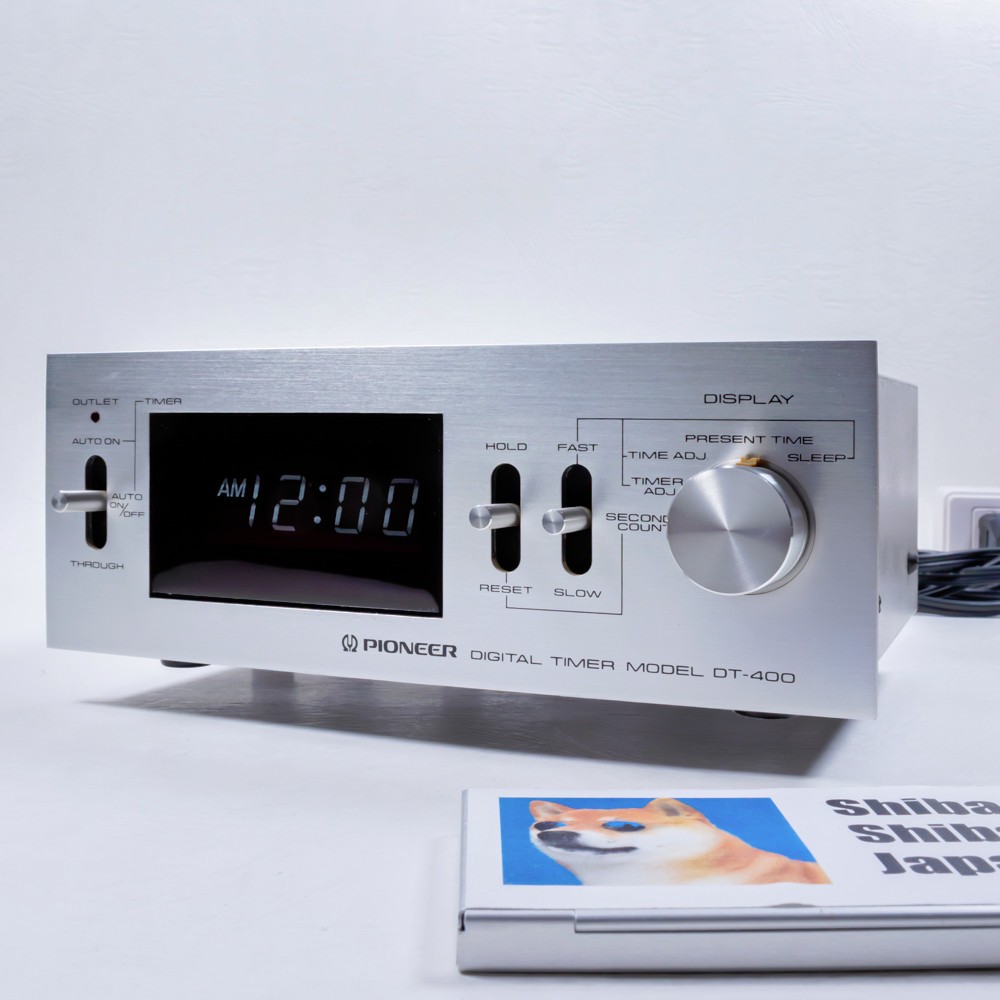 PIONEER DT-400 Digital Audio Timer Tested Working Good Condition Japan 100V