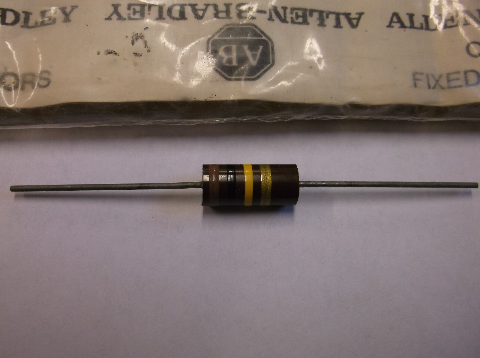 ALLEN BRADLEY 100k 2 watt 5% Carbon Comp Resistor(1)