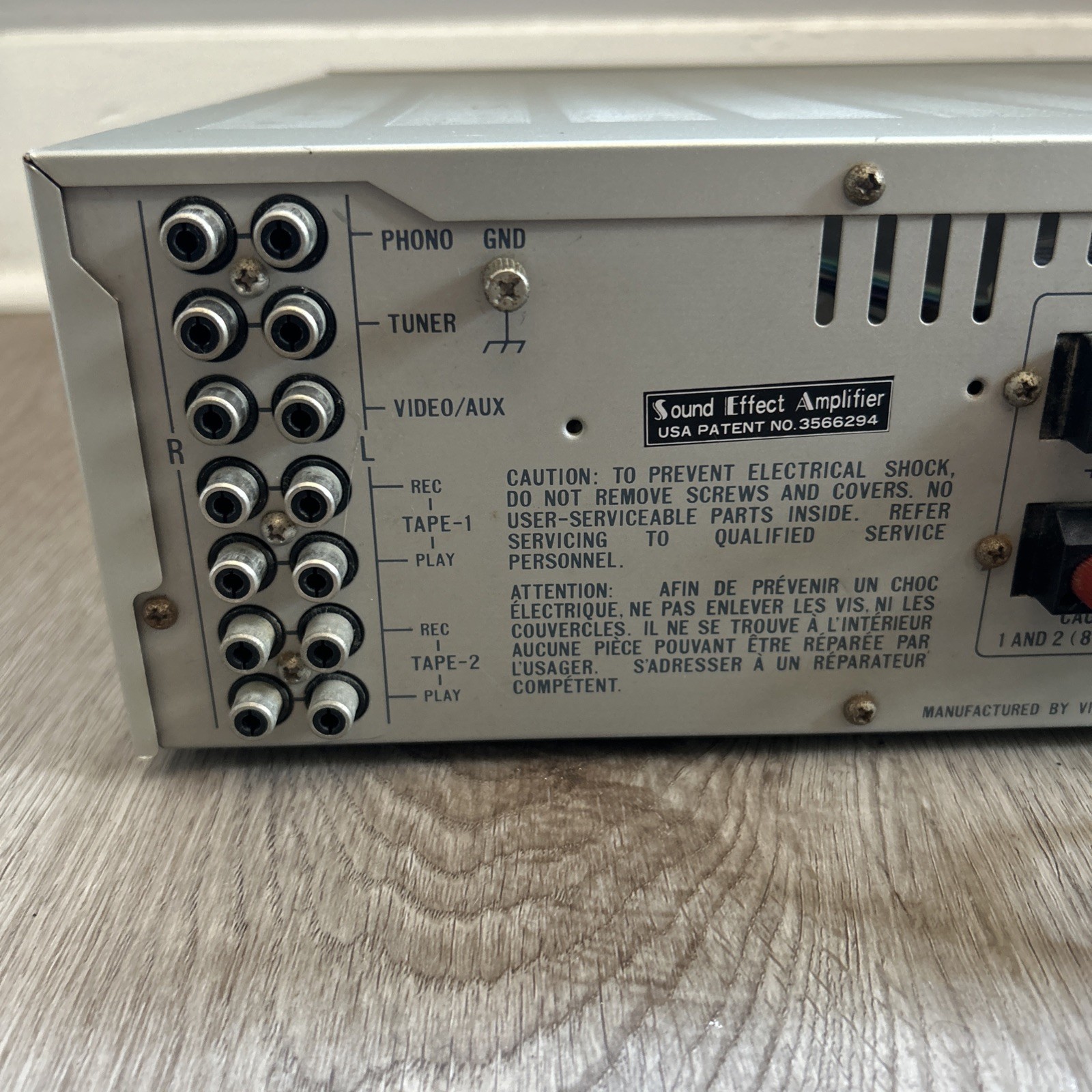 JVC A-X50 Stereo Amplifier Integrated Audio Receiver Tested Working Vintage