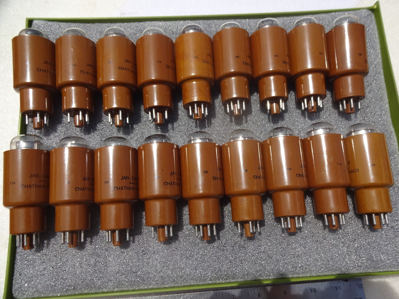 Chatham Electronics JAN CAHG-OD3W Tubes 18pcs