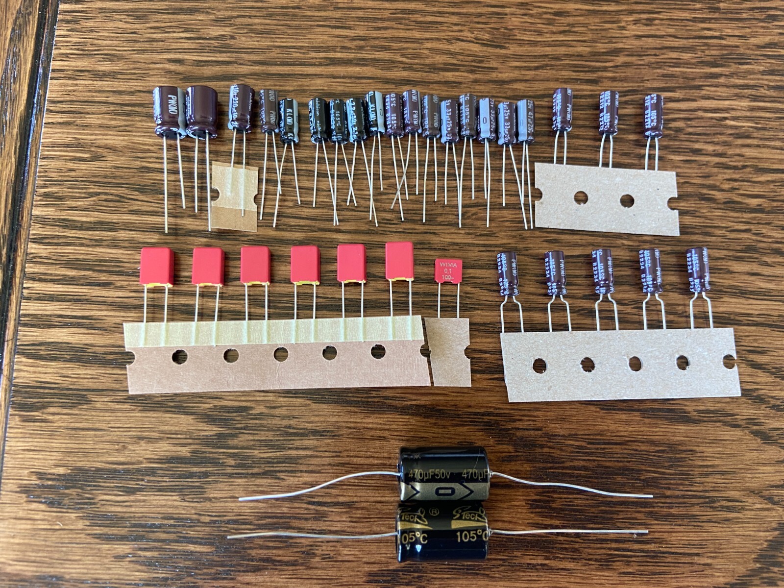 Technics SL-1400 Mk II Mk2 Speed Repair Kit Capacitors Turntable Recap Set