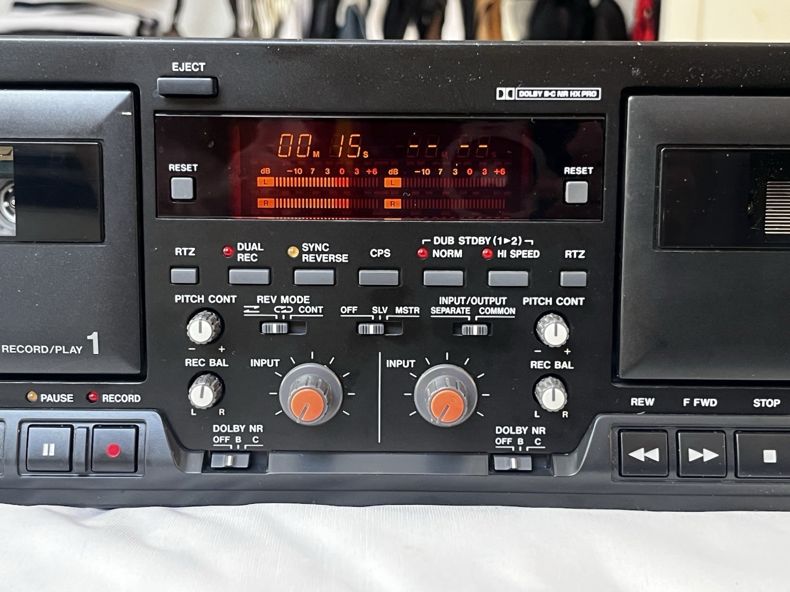 Rare Tascam 302 Professional Double Auto-Reverse Cassette Deck Serviced