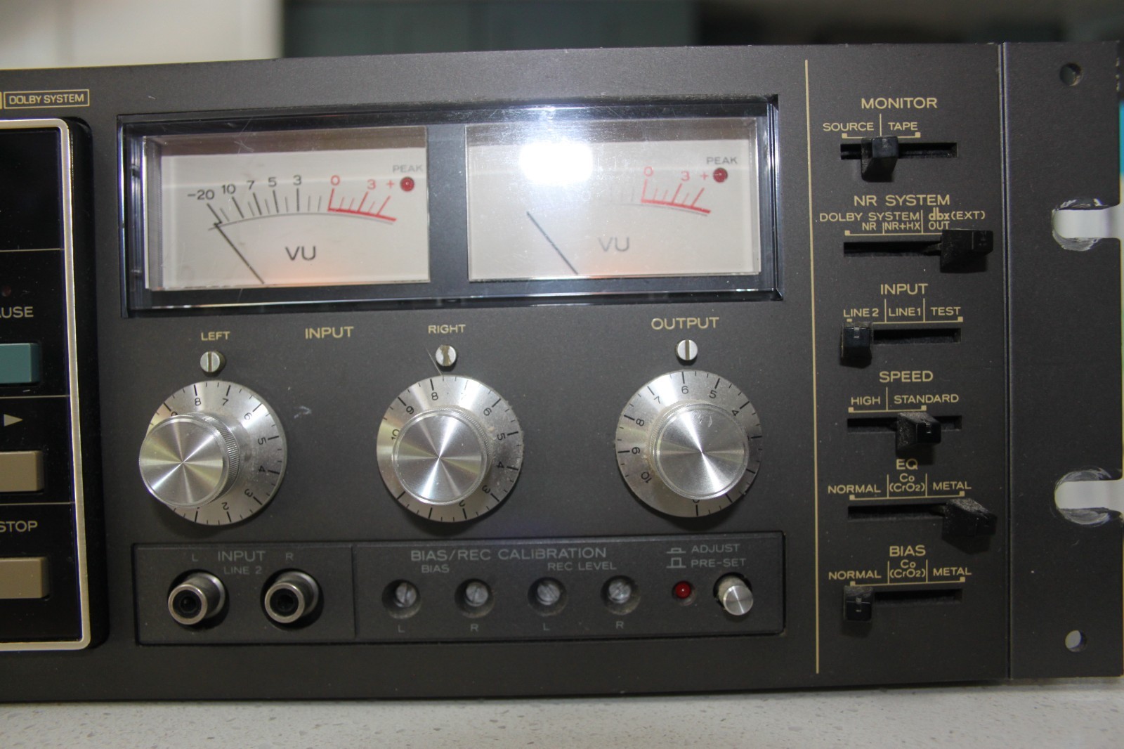 Tascam 122 Pro Audiophile Cassette Deck Recorder Player Dolby TESTED