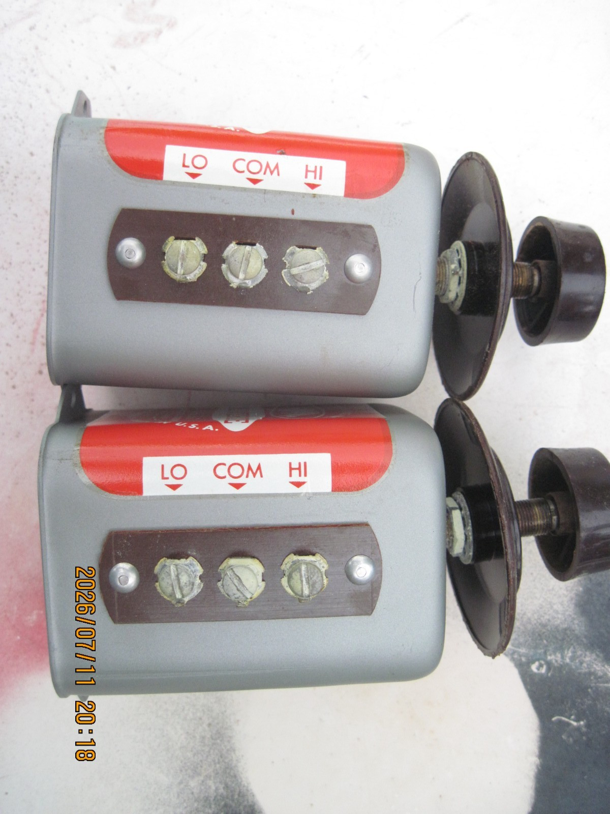 ELECTRO-VOICE PAIR of WOLVERINE MODEL CR-35 3500 HZ CROSS-OVERS 8 OHMS