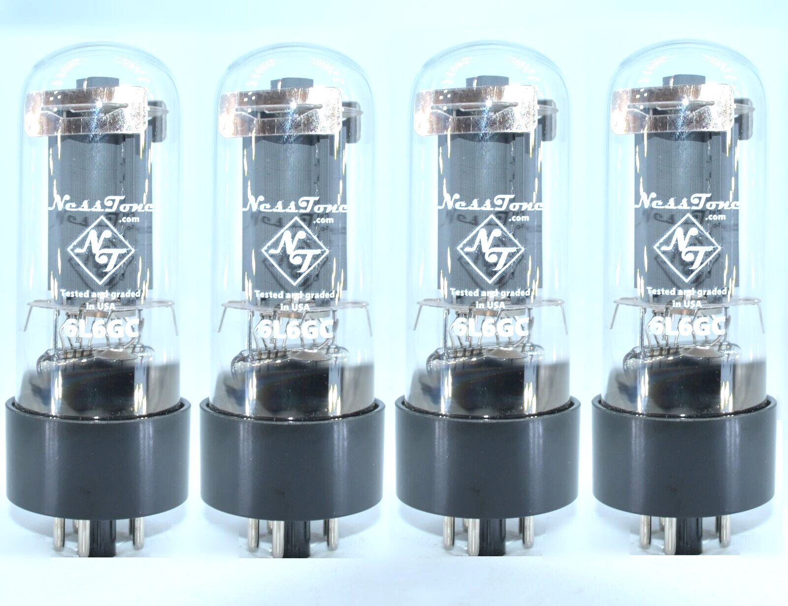 NEW NESSTONE 6L6GC-RU Matched **QUAD** Tubes Valves-Sweet Tube Tone-Tested