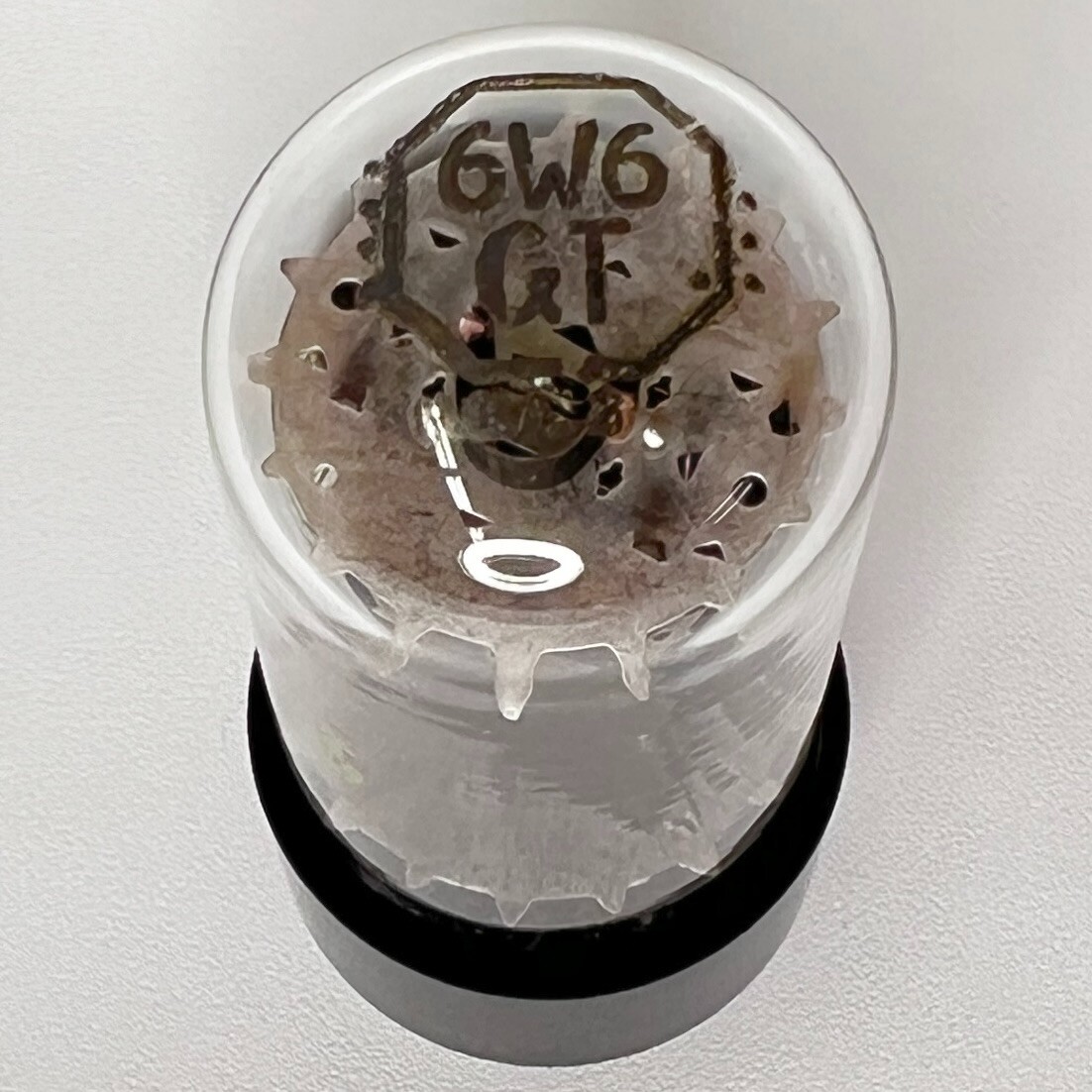 (1) Tested Strong Shield 6W6GT Tube Date Code 2-67 Shield 6W6 GT Beam Power Tube