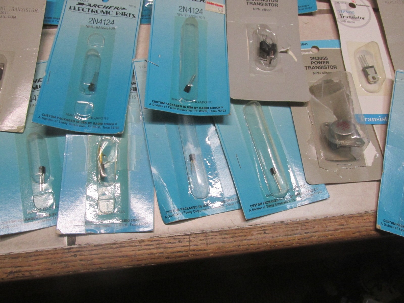 Vtg. Archer RadioShack Electronic Transistor Audio Amp Lot Of 85 Unopened Packs
