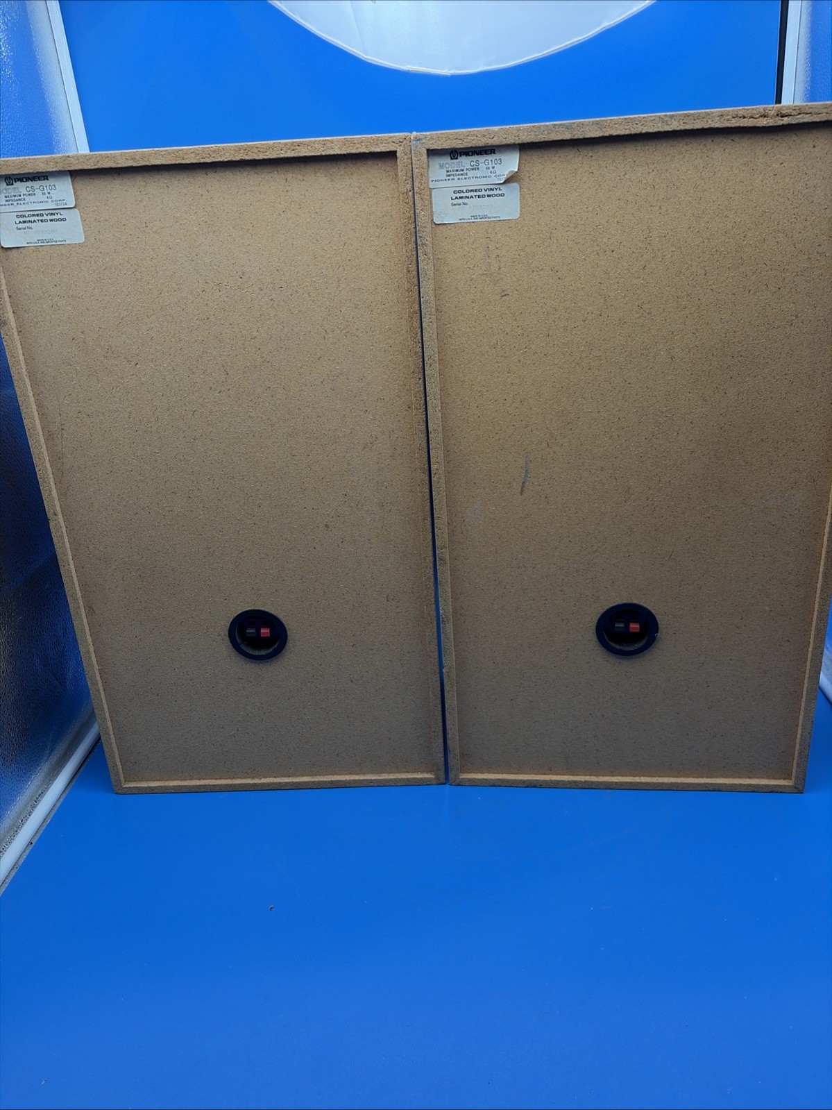 Vintage Pioneer CS-G103 50-Watt 6Ω 2-Way Stereo Floor Speakers (2) WORKING