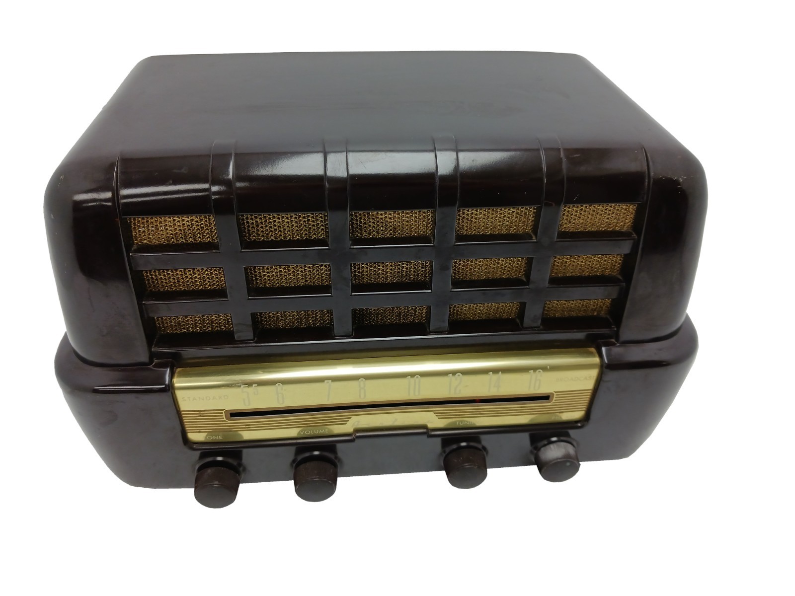 Wards Airline Bakelite AM Radio 15BR-1547A – WORKS GREAT