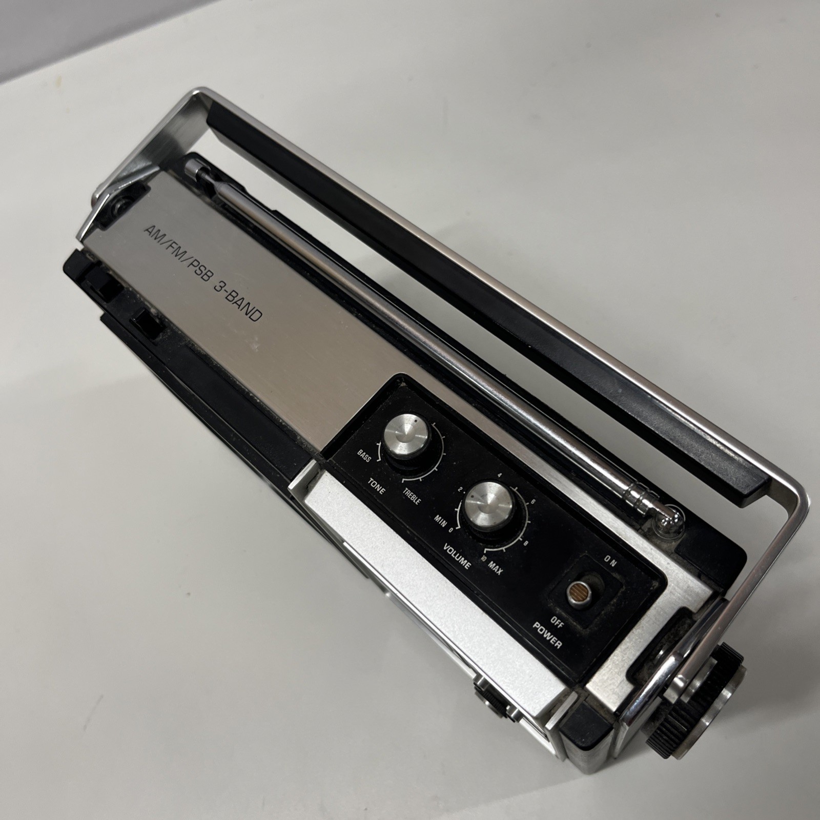 Vintage Panasonic RF-1080 AM/FM/PSB 3-Band Portable Radio Japan Tested.