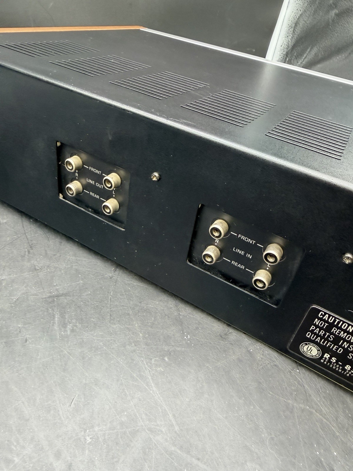 Technics RS-858US 8 Track Quadraphonic Recorder & Player TESTED