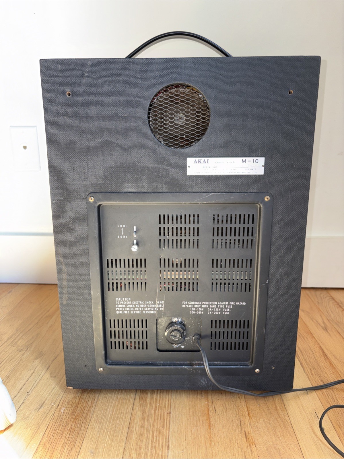 Akai M-10 Reel To Reel Tape Recorder Cross Field Auto Reverse 3 Partially Tested
