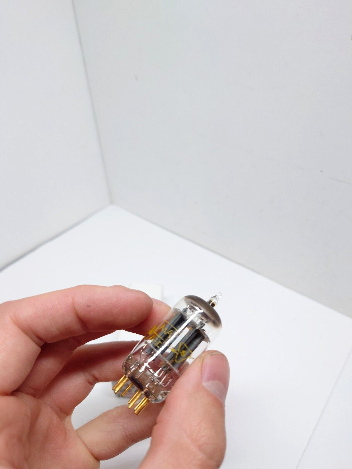 1pc Sylvania 5963 12AU7 ECC82 Tested VACUUM TUBE O-Getter Long Plate Gold Pin