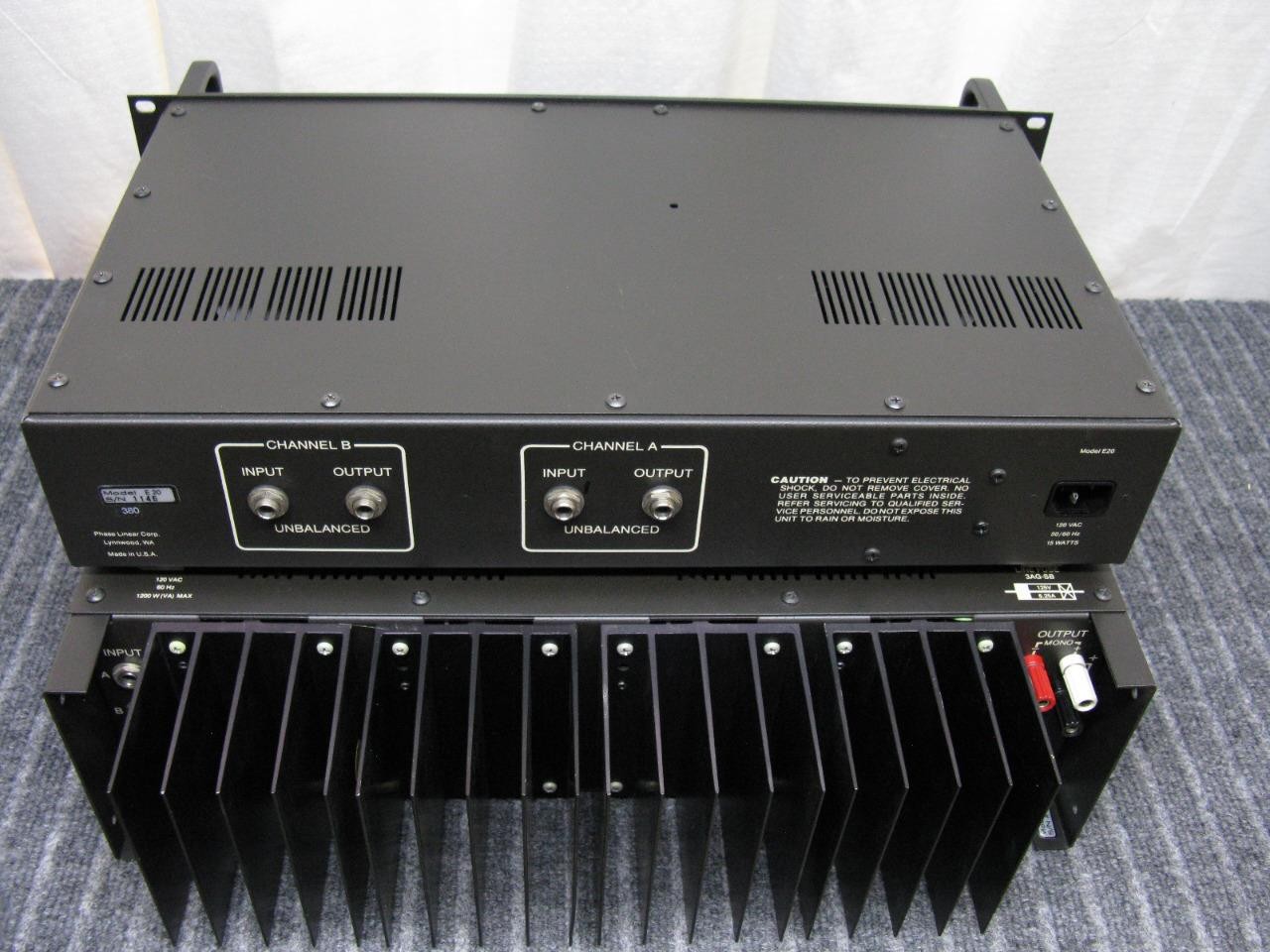 Phase Linear A60 Power Amplifer & E20 Equalizer – Pro Series *Demo in Video*