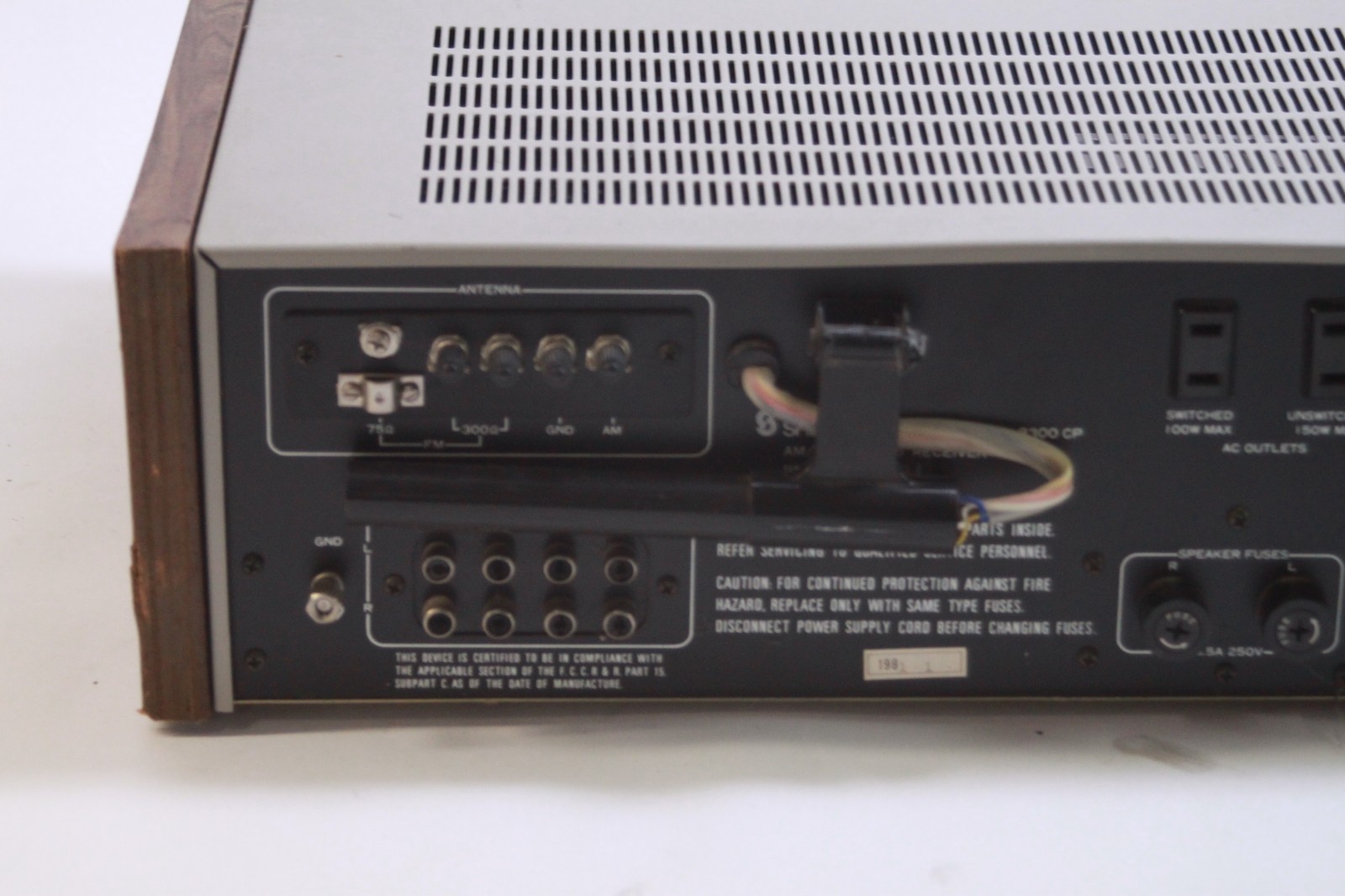 Vintage Sherwood S-8300 CP 30W AM/FM Stereo Receiver 1980s READ