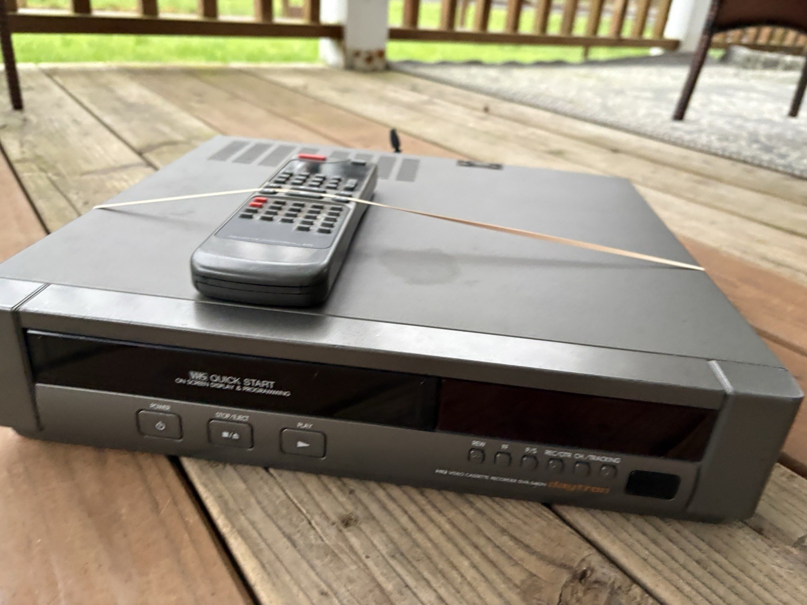 DAYTRON DVR-5482N VCR Video Cassette Recorder VHS Tape Player -Tested & Working