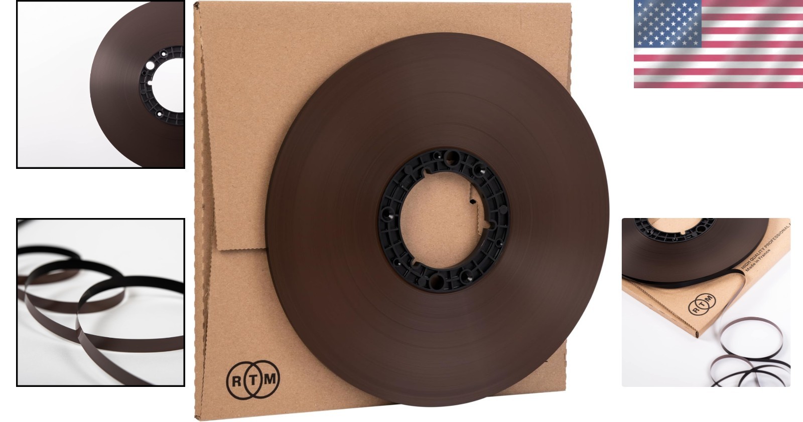 Professional ¼ inch Studio Master 911 Magnetic Tape – 2500ft for Audio Recording