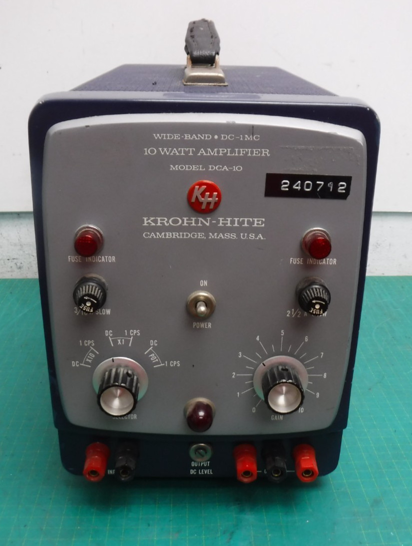 Krohn-Hite DCA-10 Vacuum Tube Amplifier 10 Watt
