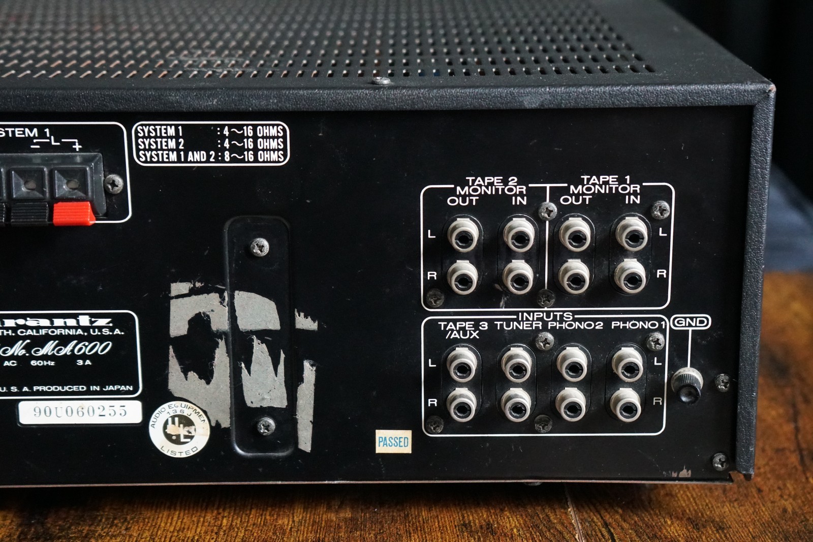 Vintage Marantz MA 600 DC Amplifier works but read description* Marantz PM500
