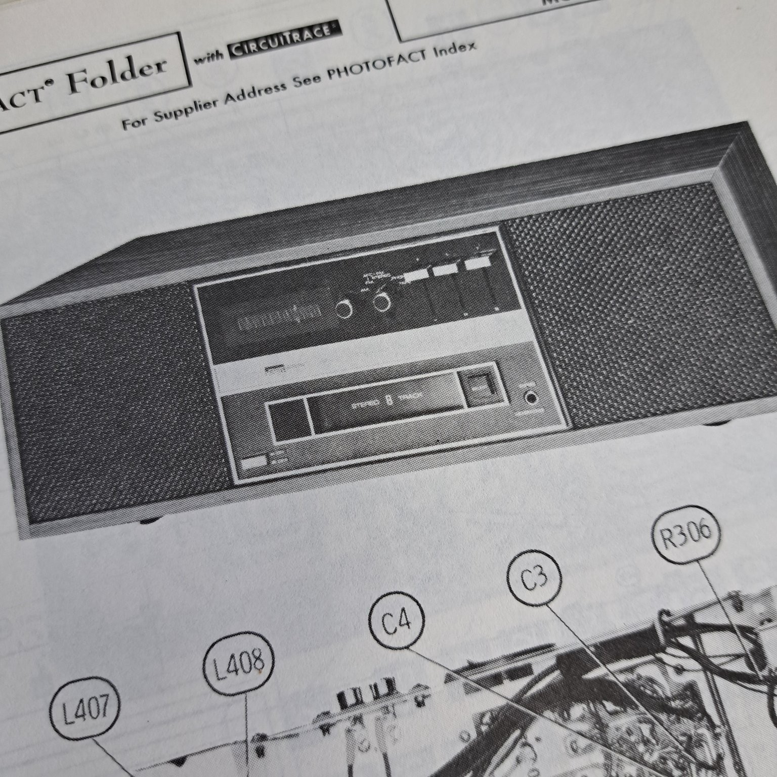 WARDS AIRLINE Manual GEN-6232A Stereo 8 Track Receiver 1973 PHOTOFACT