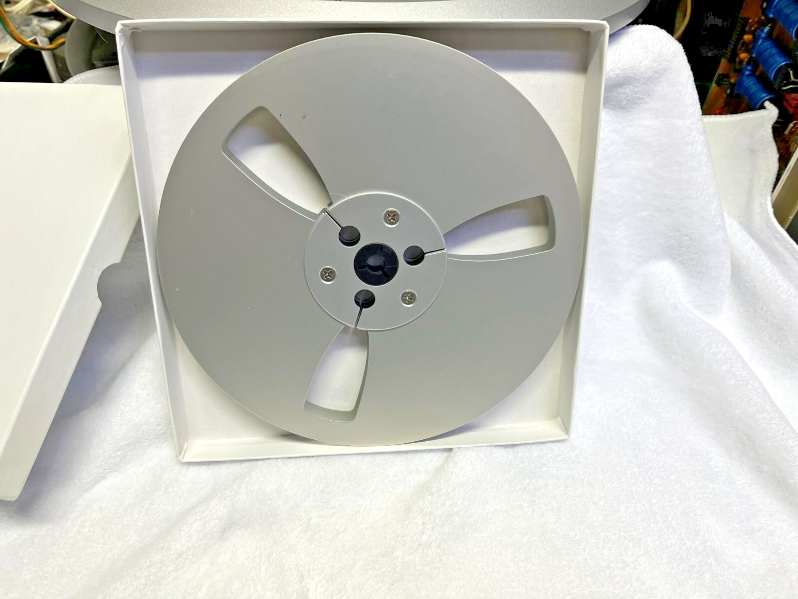 New SCOTCH type 7″ Metal Empty Reel Audio Tape for Reel-to-Reel Tape Deck