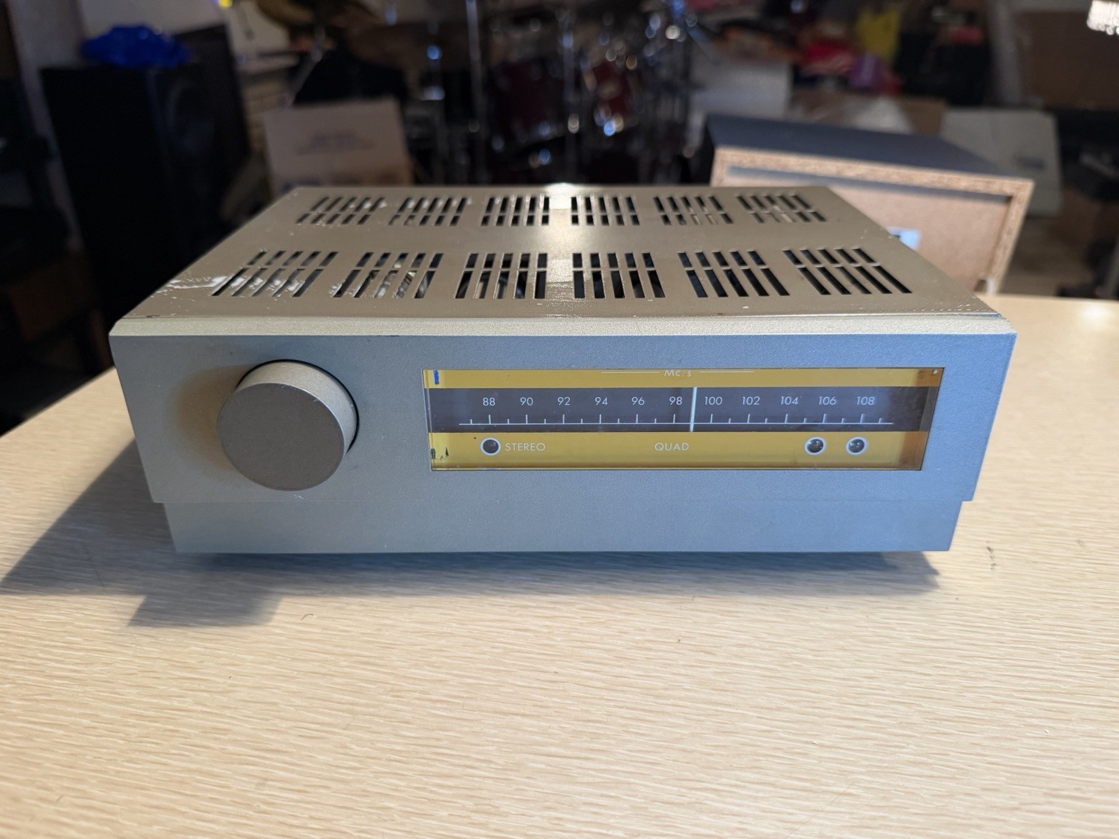 Quad 33 Control Unit + Quad FM 2 Stereo Tuner + Quad 303 Power Amp Serviced Rare