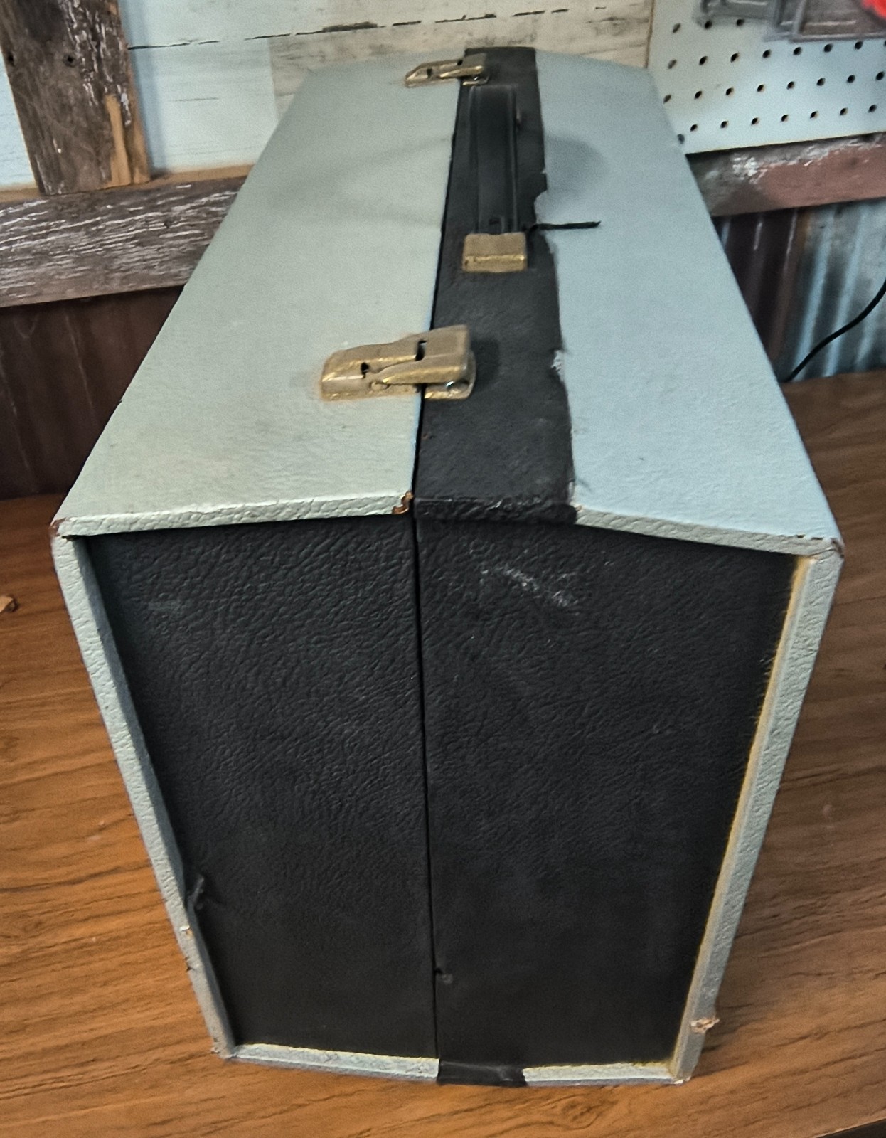 Sears Silvertone 6260 Portable Suitcase Record Player Turntable – Works/Read
