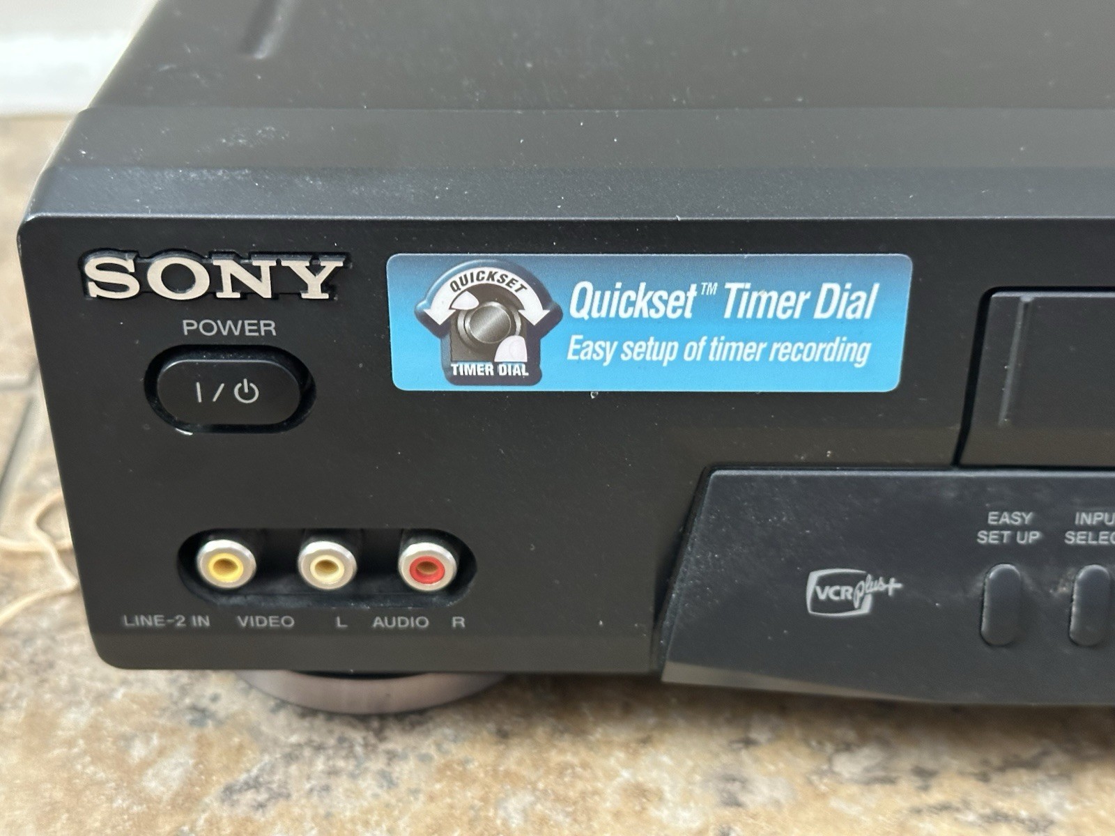 Sony SLV-N71 VCR 4 Head Hi-Fi Stereo VCR/VHS Player Recorder W/Remote
