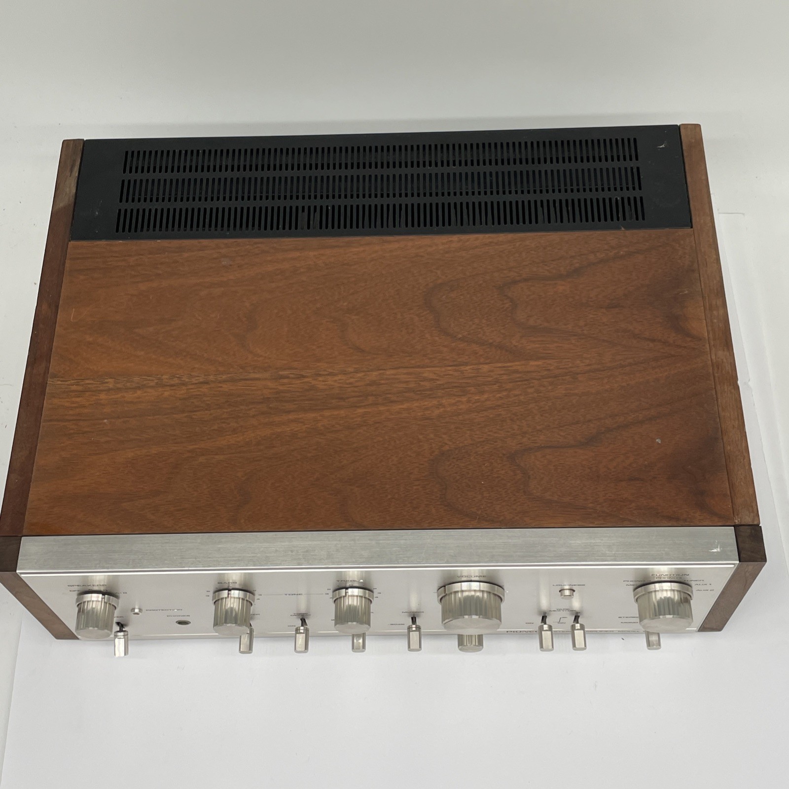 Rare Pioneer SA-7100 Integrated Amplifier Silver Face VTG Japan *TESTED WORKING