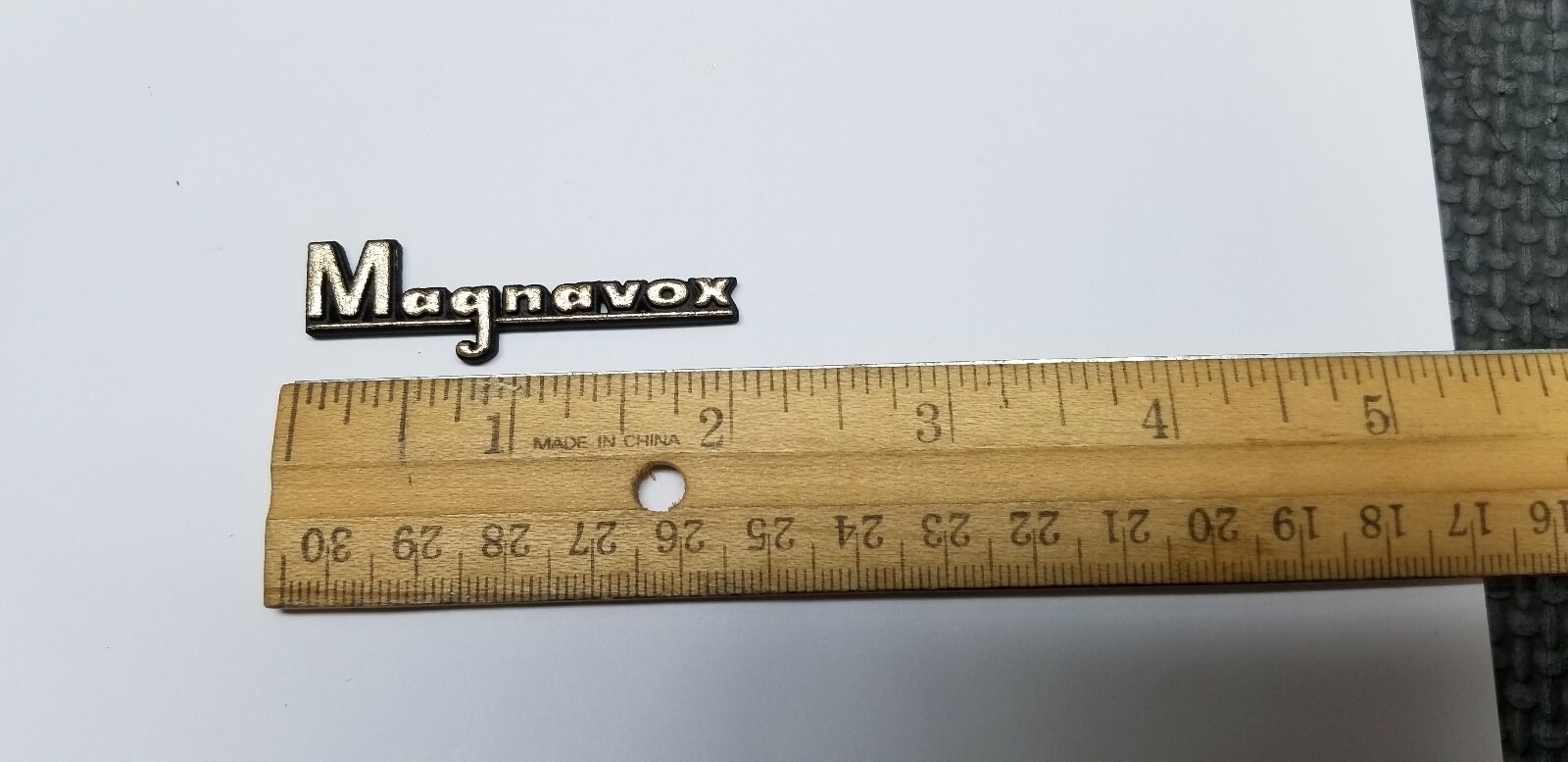Magnavox tube amp emblem Badge