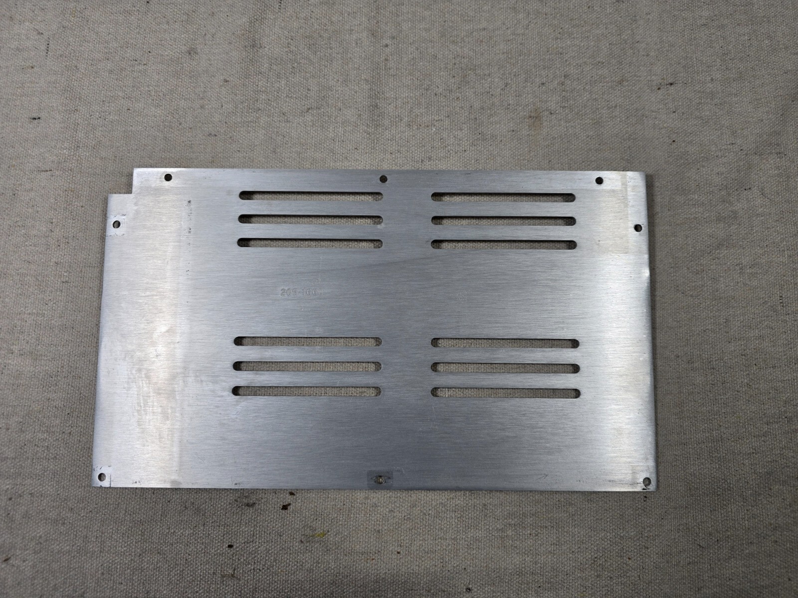 Heathkit AR-1515 Receiver Parts – Aluminum Case Bottom Panel (Smaller One)